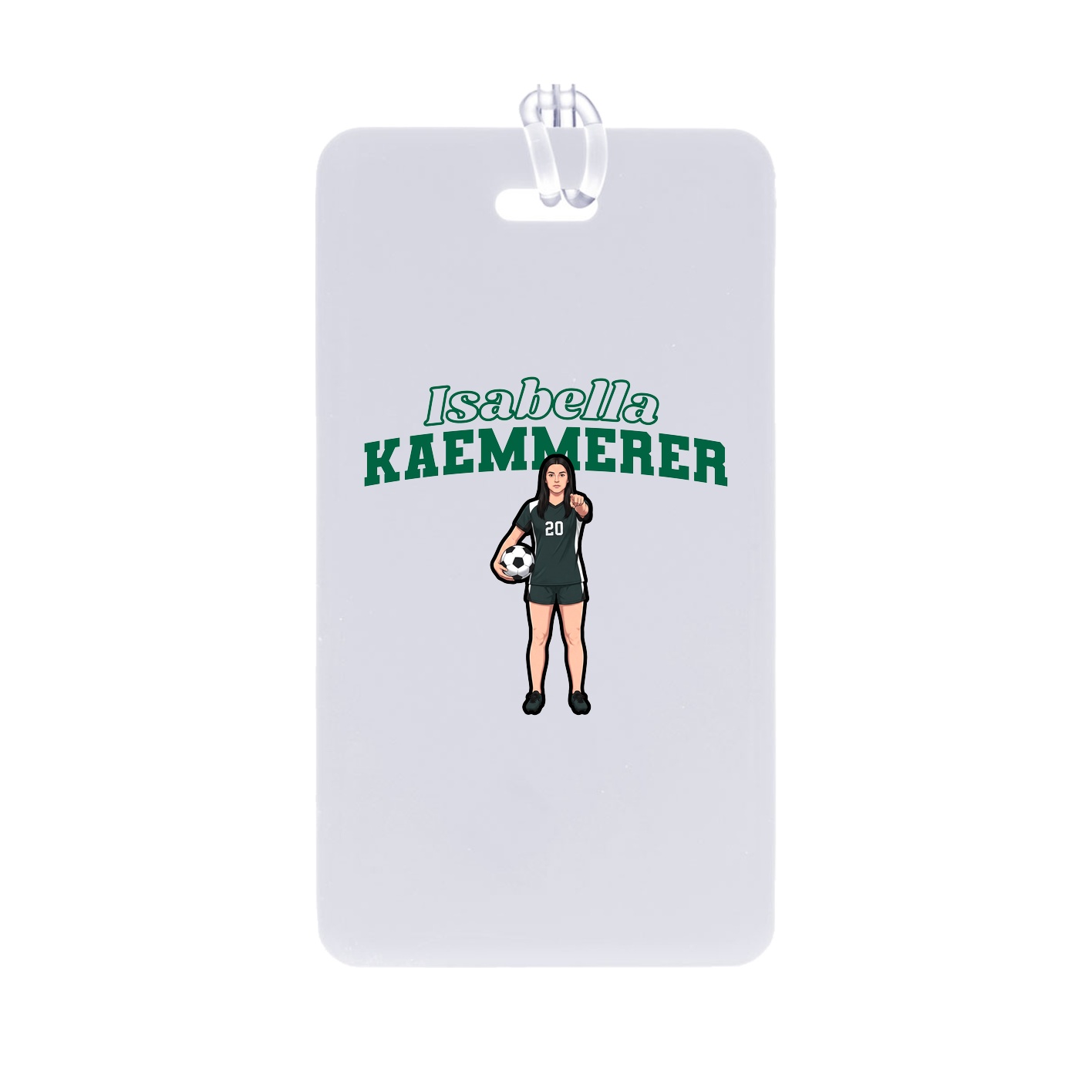 Bag Tag — Name Arch in Classic