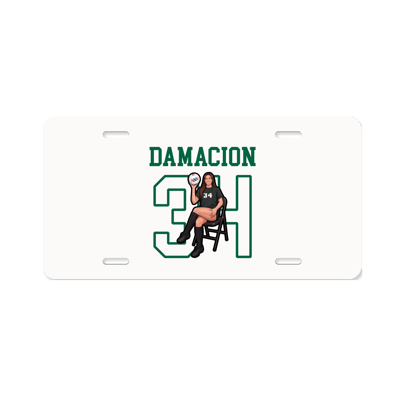 License Plate — Shirsey in Classic