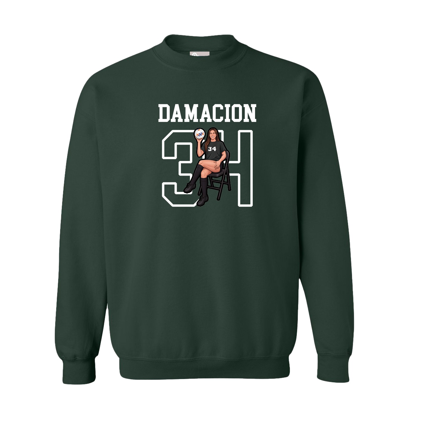 Fleece Crew — Shirsey in Green