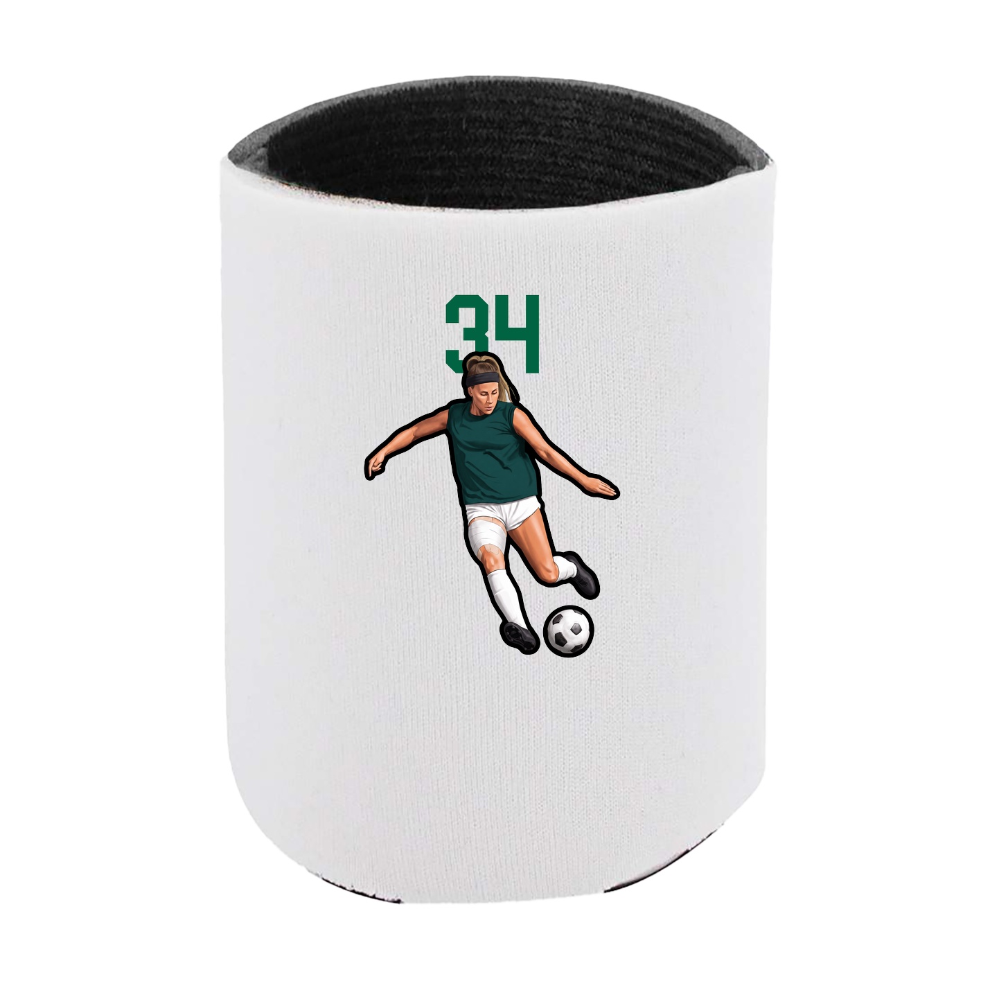 Can Holder — Number Top in White
