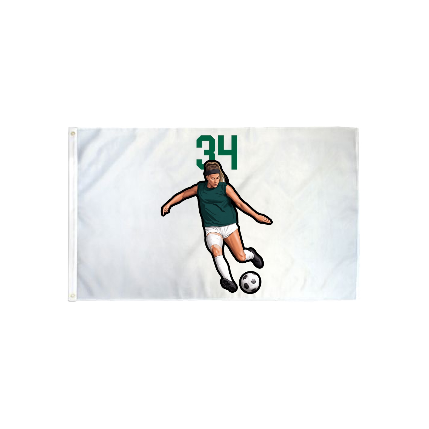 3x5 Flag — Number Top in Classic