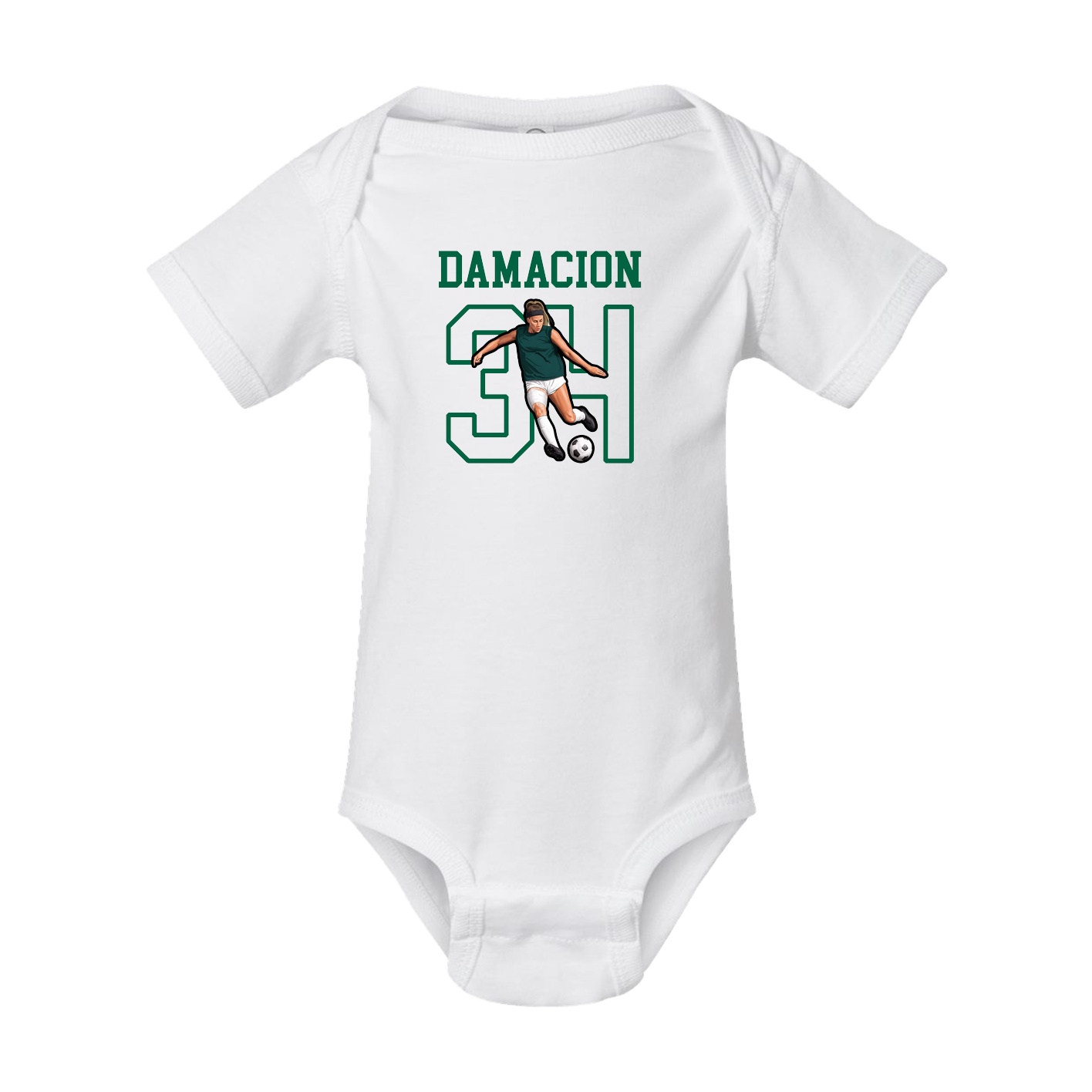 Baby Onesie — Shirsey in White