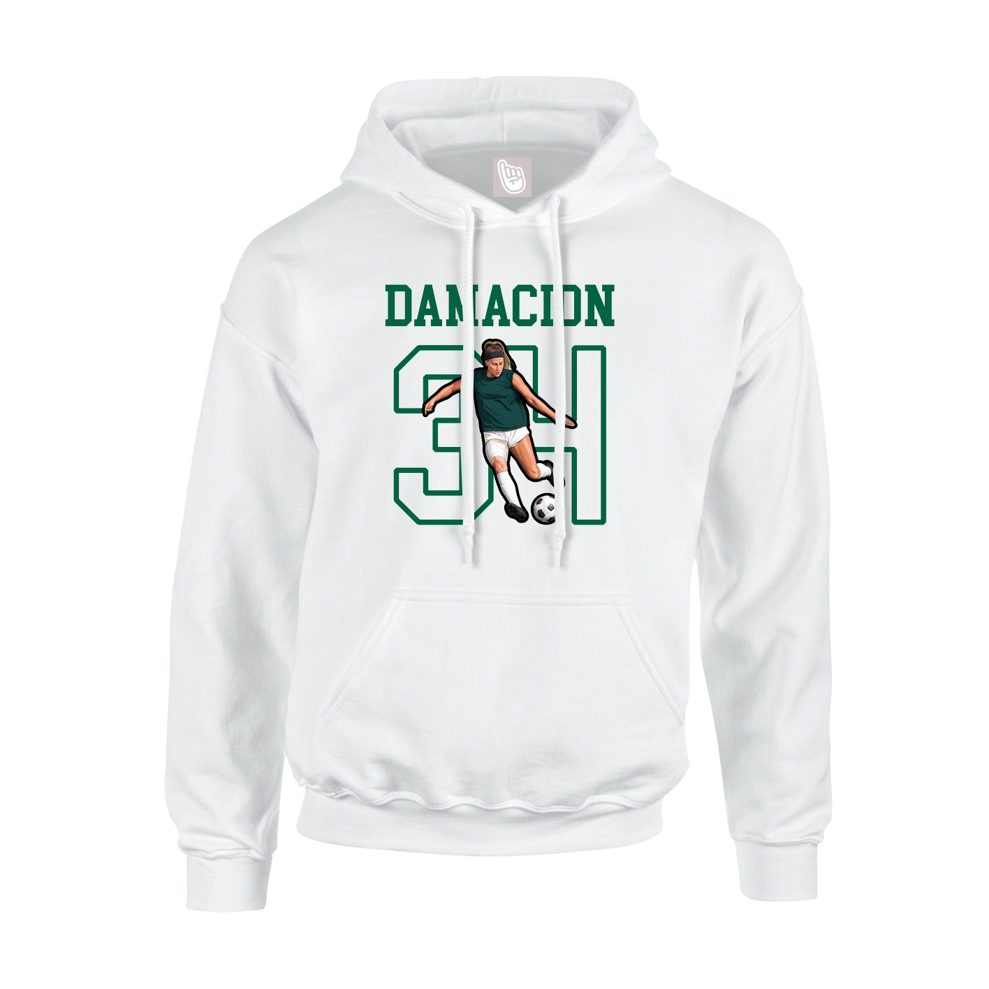 Youth Hoodie — Shirsey in White