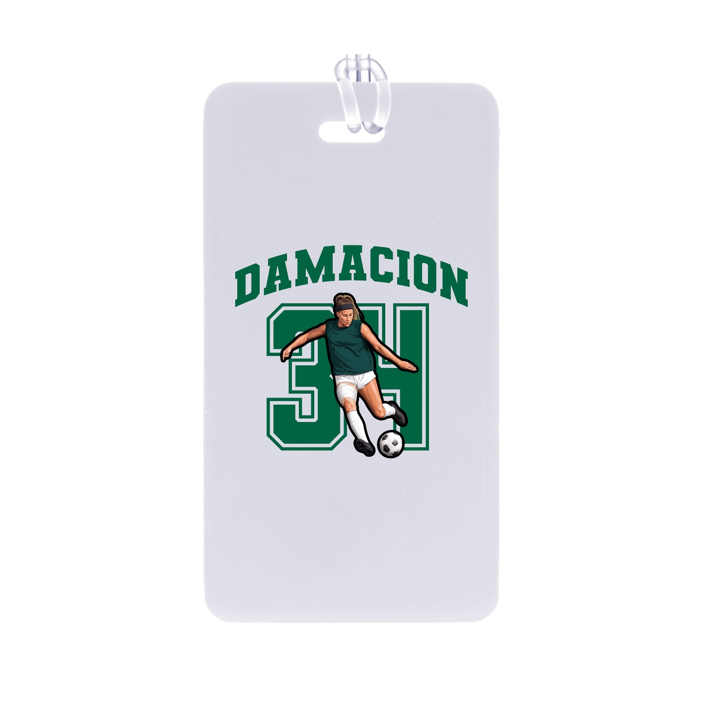 Bag Tag — Number in Classic