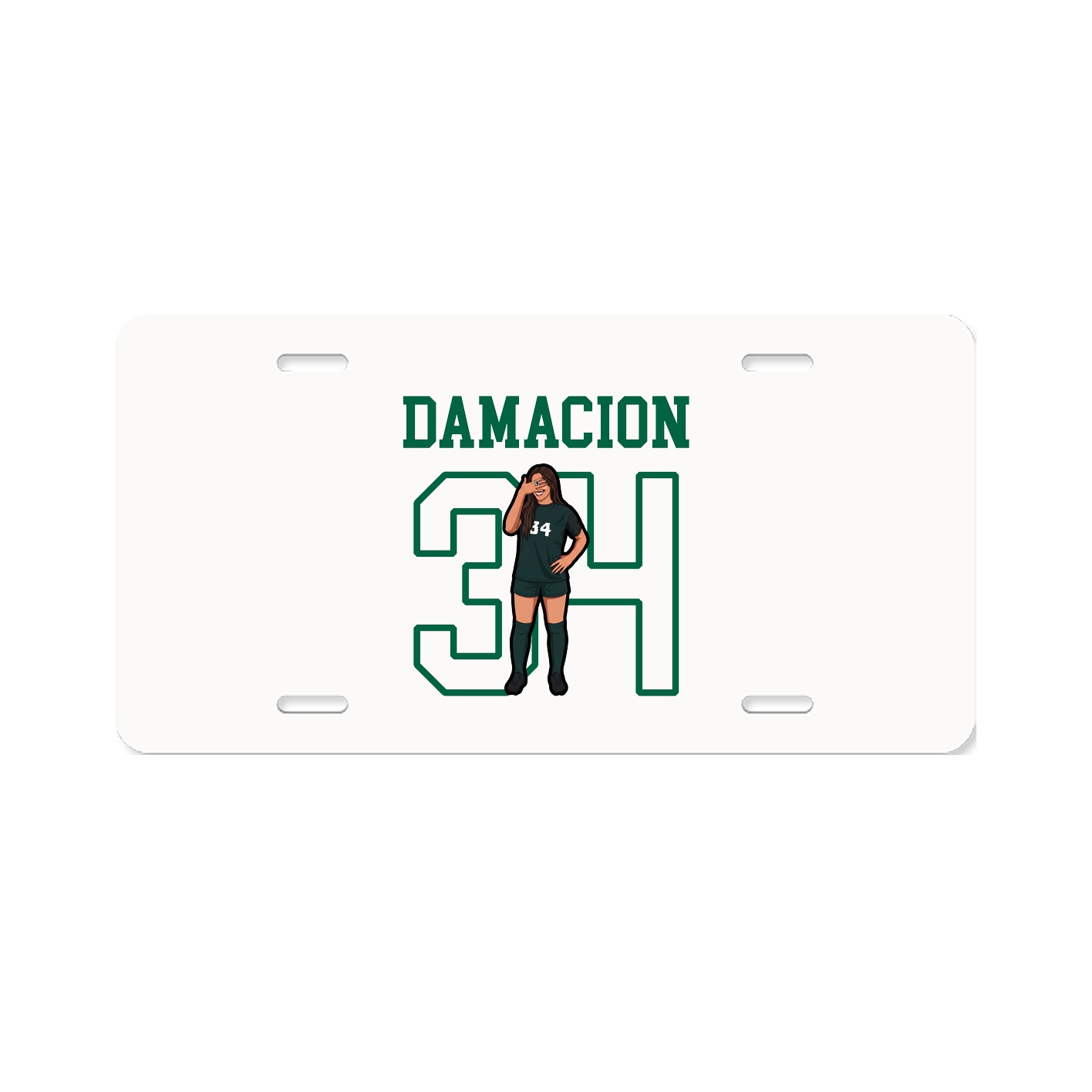 License Plate — Shirsey in Classic