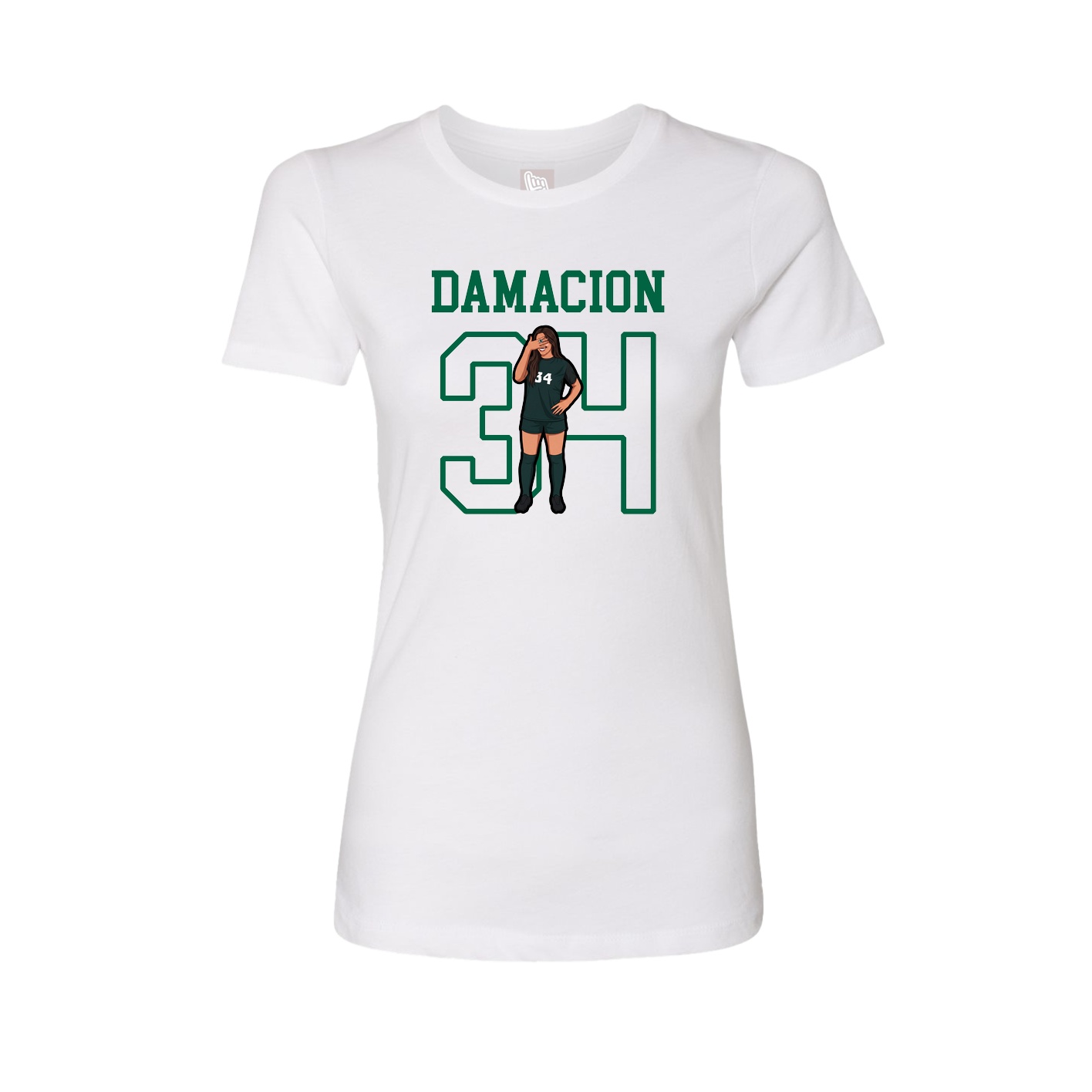Fitted Women's Tee — Shirsey in White
