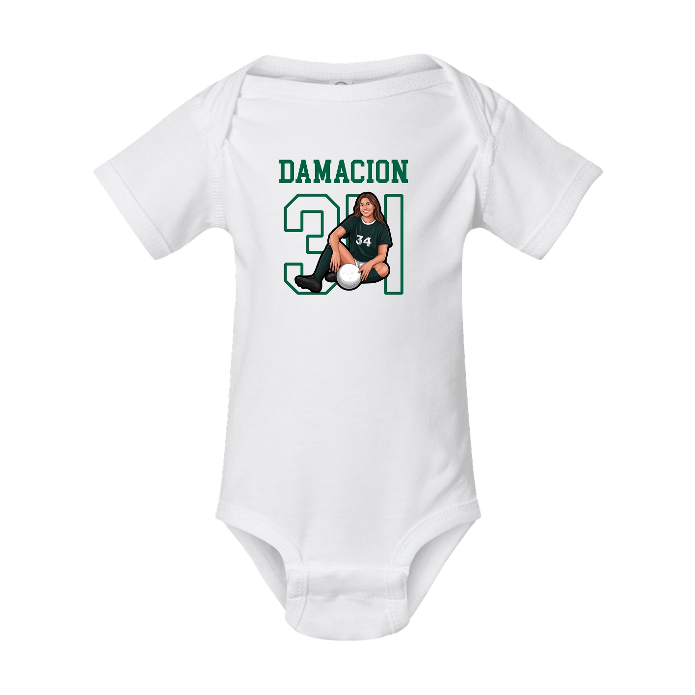 Baby Onesie — Shirsey in White