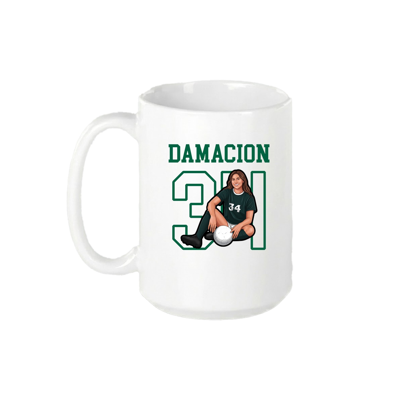 15oz Coffee Mug — Shirsey in White