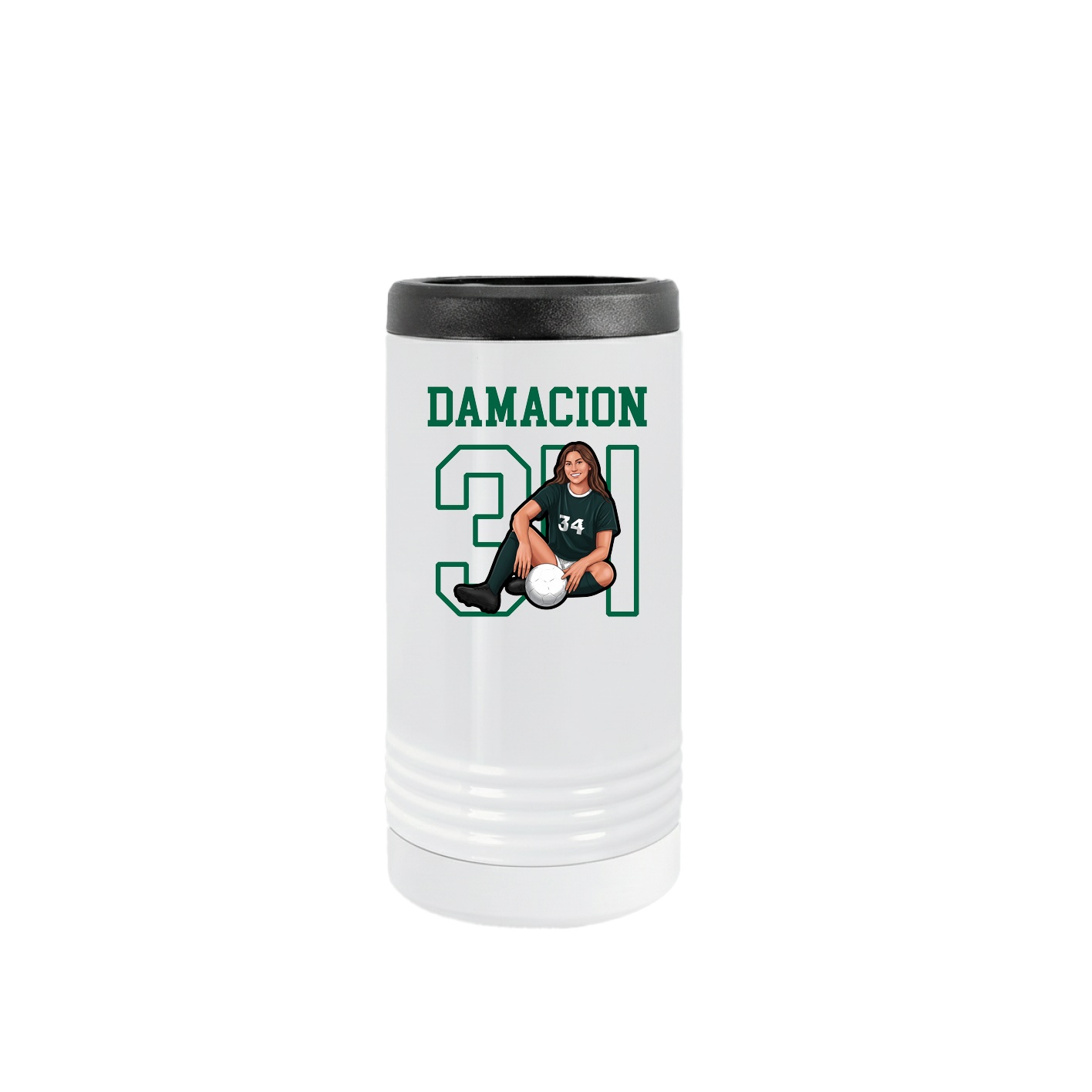 Slim Beverage Holder — Shirsey in White