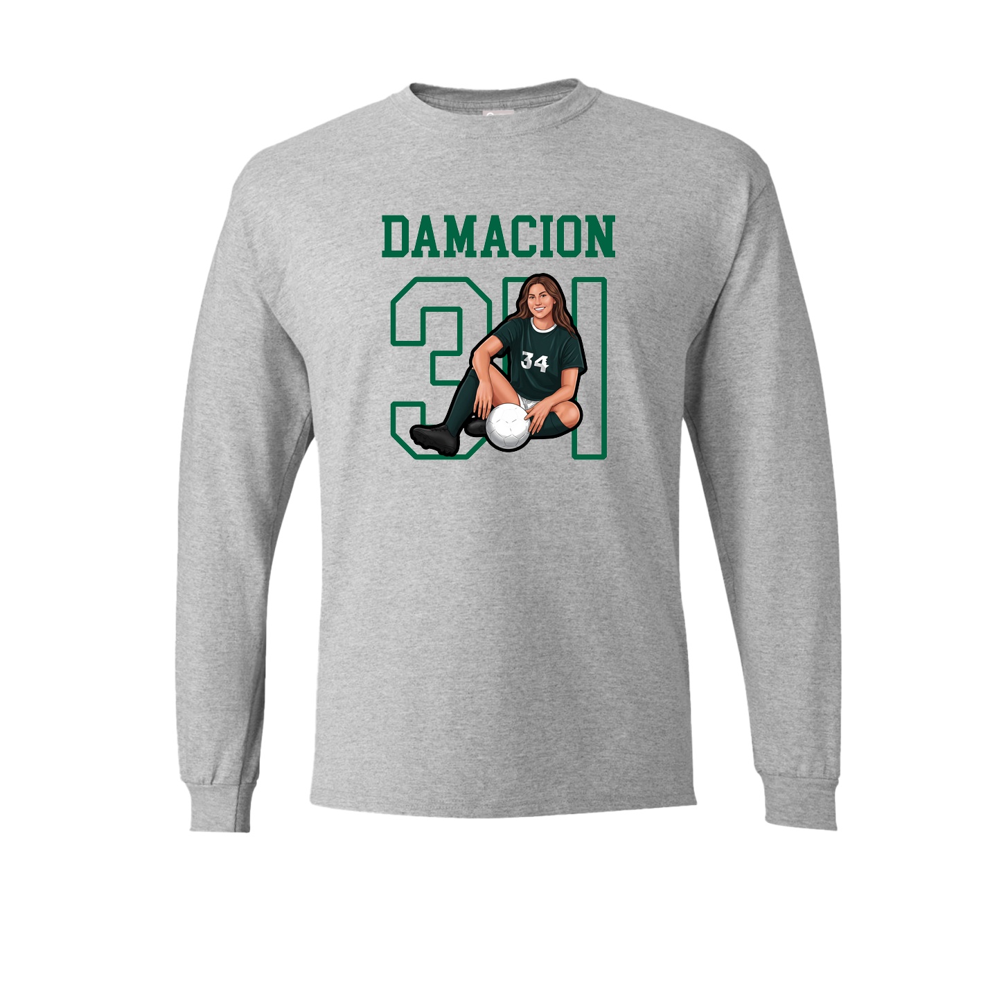 Long Sleeve Tee — Shirsey in Grey
