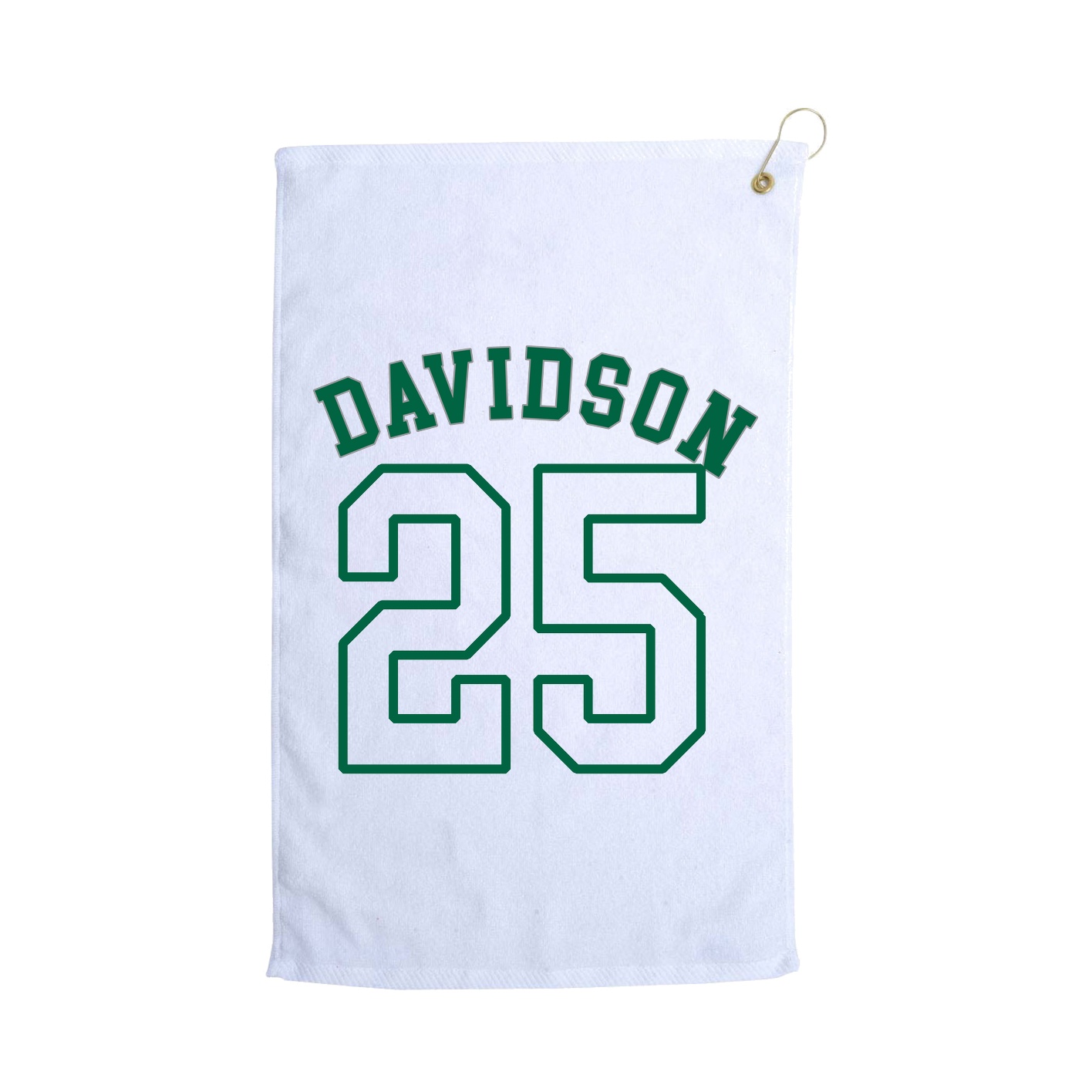 Golf Towel — Shirsey Arch in White