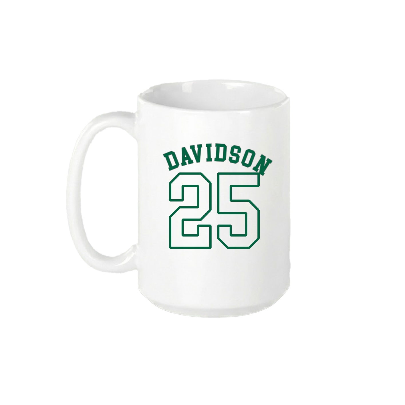 15oz Coffee Mug — Shirsey Arch in White
