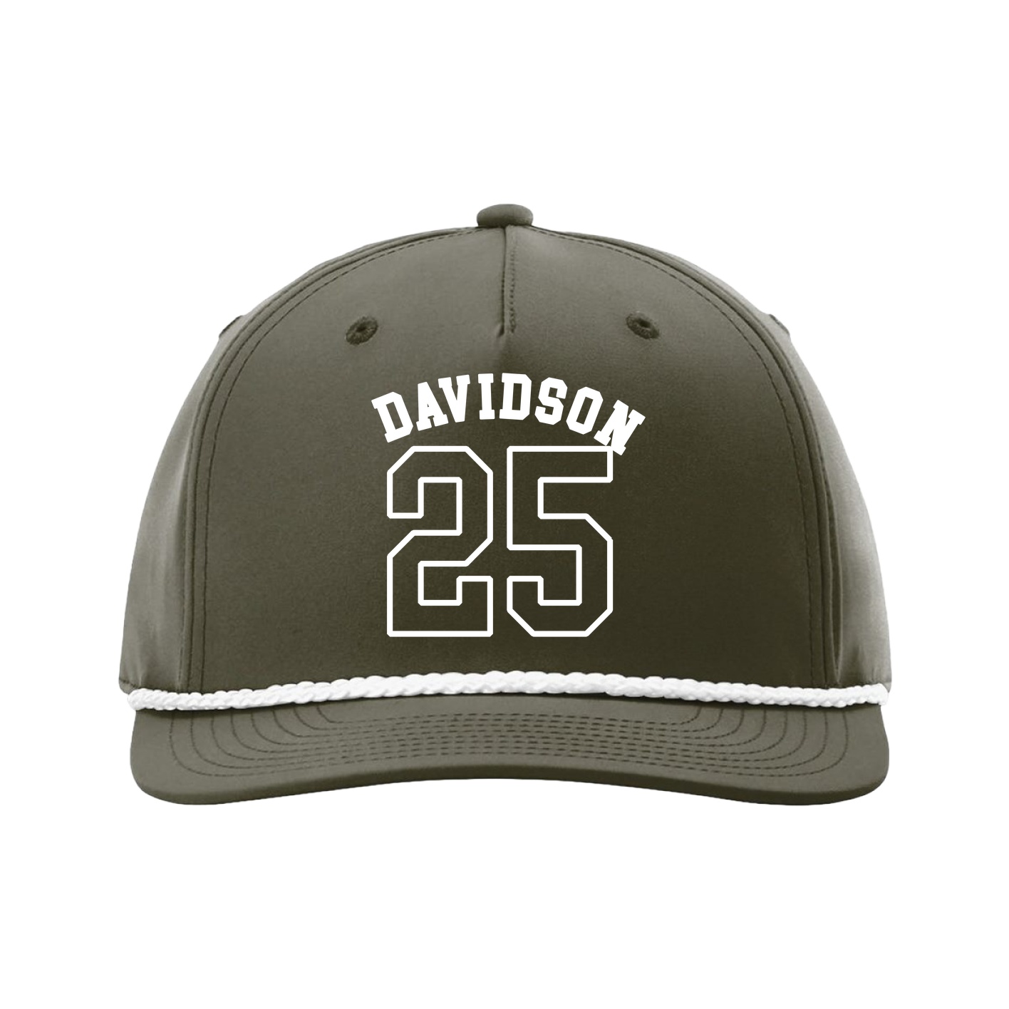 Five-Panel Classic Rope Cap — Shirsey Arch in Green