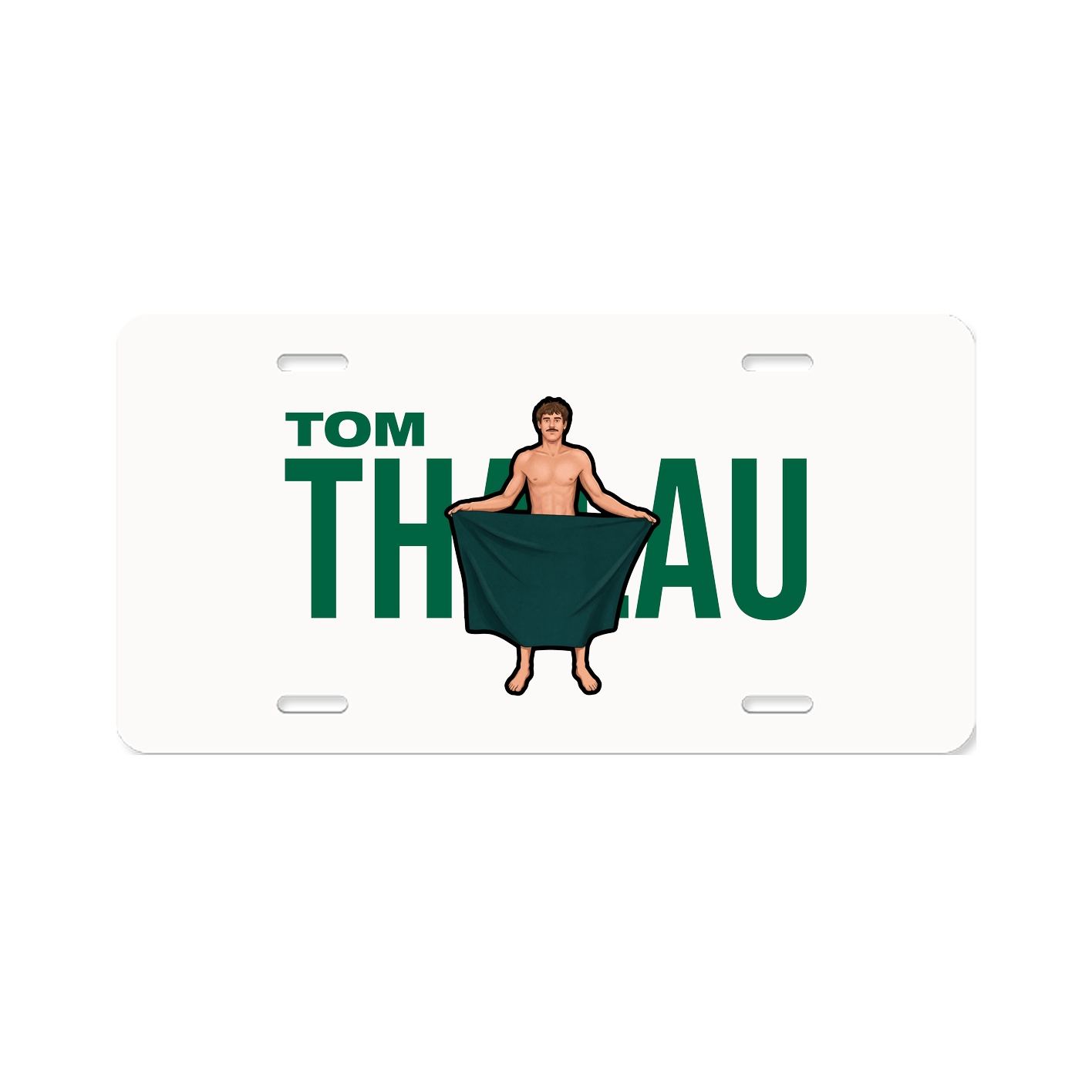 License Plate — Player Name in Classic