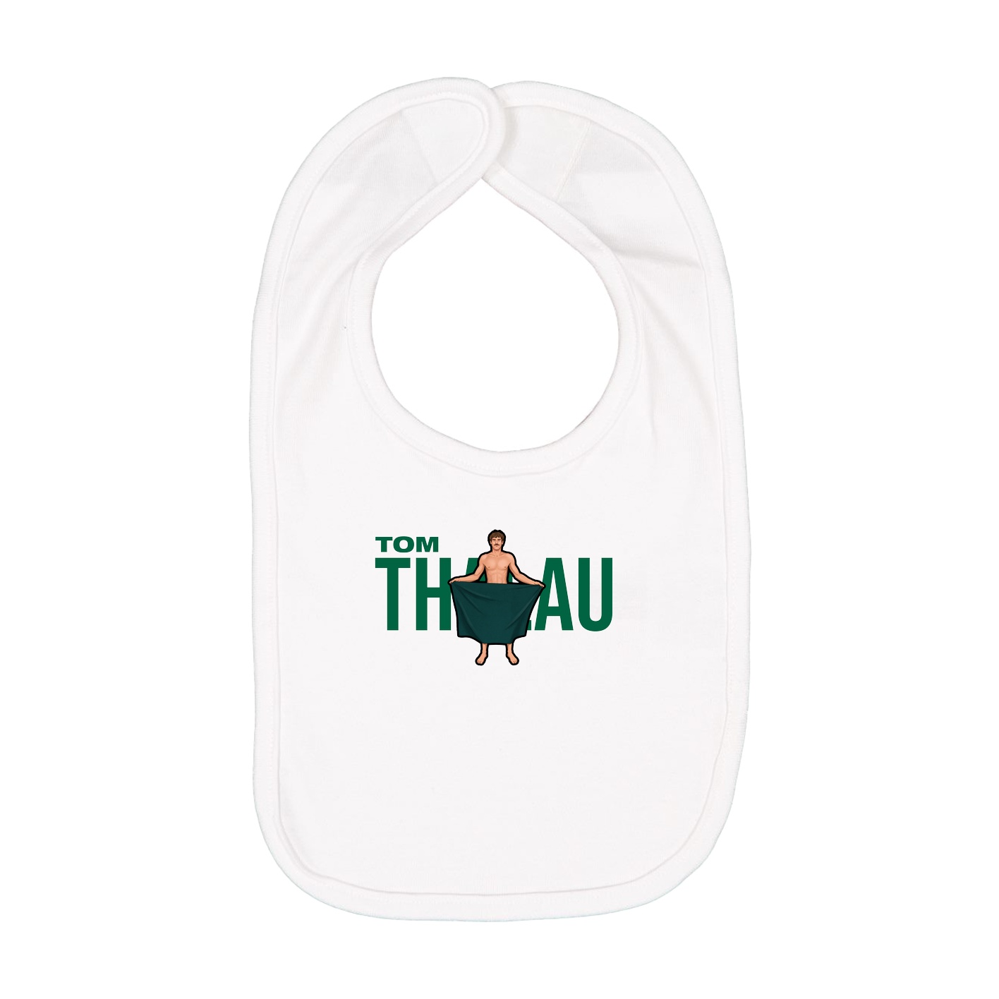 Infant Bib — Player Name in White
