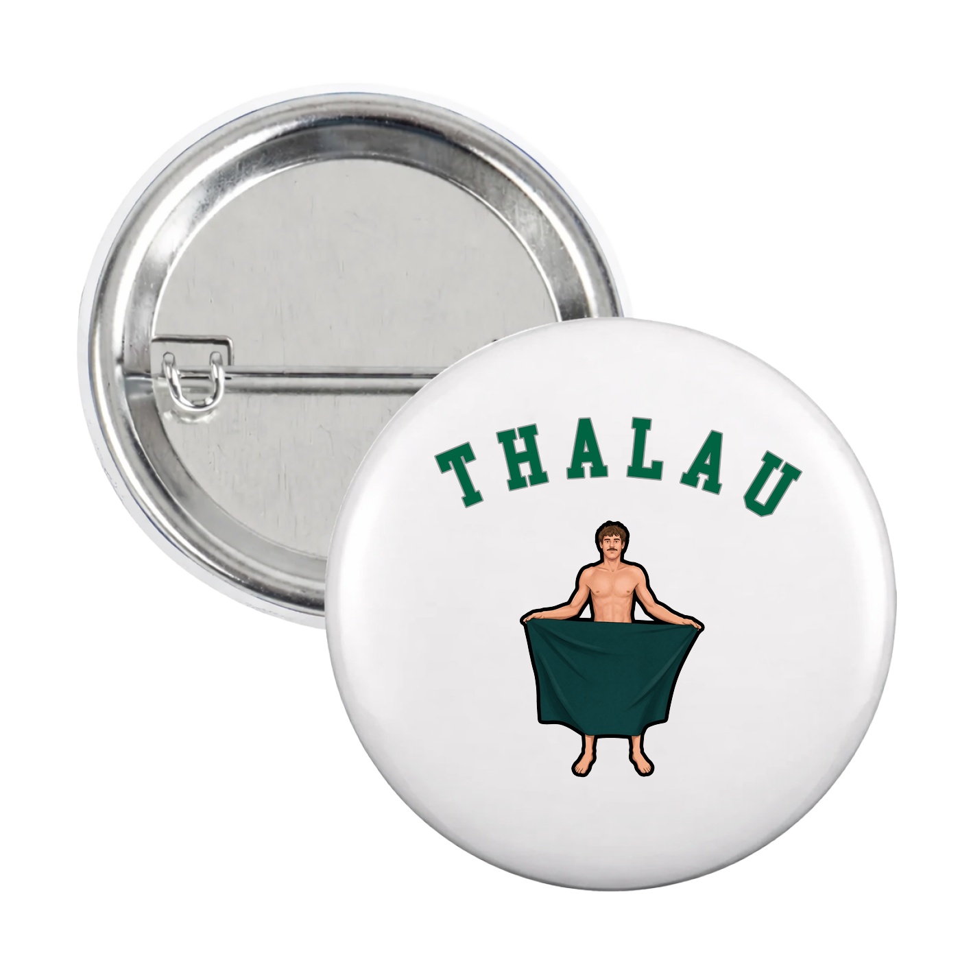 Game Day Button — Shirsey Arch in White