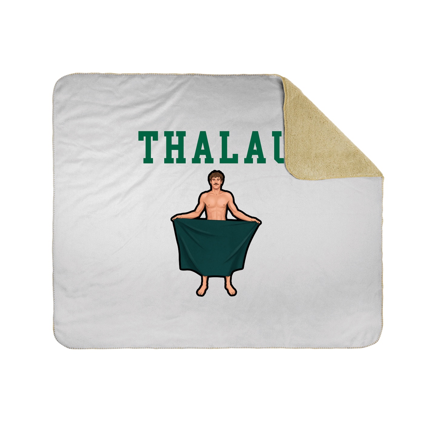 Throw Blanket — Shirsey in White