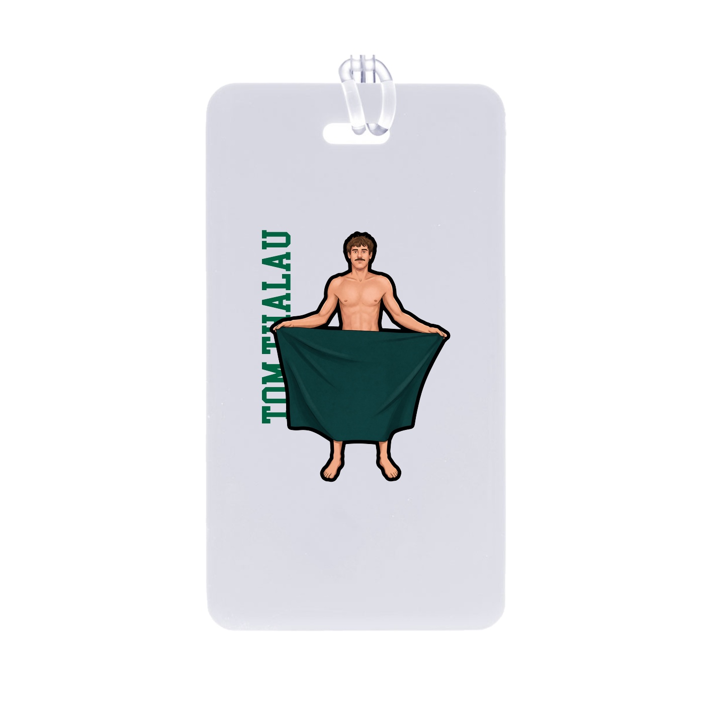 Bag Tag — Name Vertical in Classic