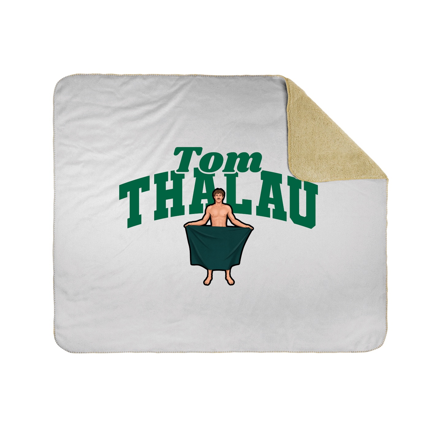 Throw Blanket — Signature Arch in White
