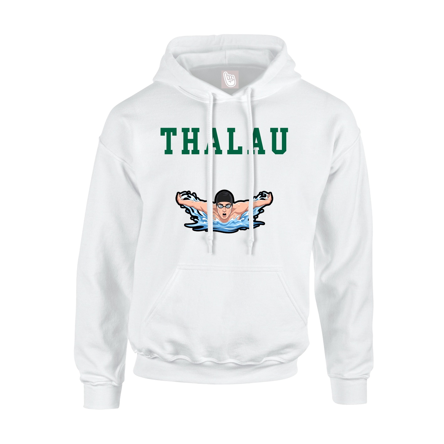 Hoodie — Shirsey in White