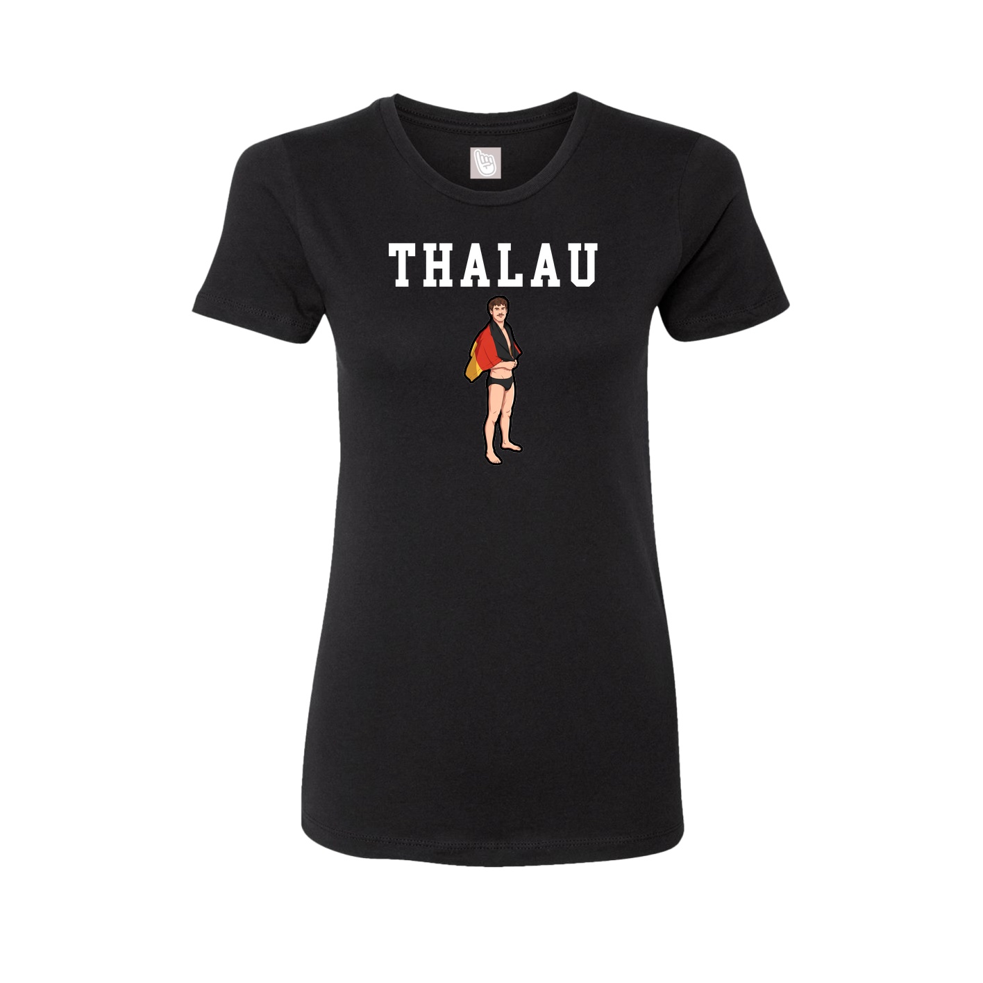 Fitted Women's Tee — Shirsey in Black