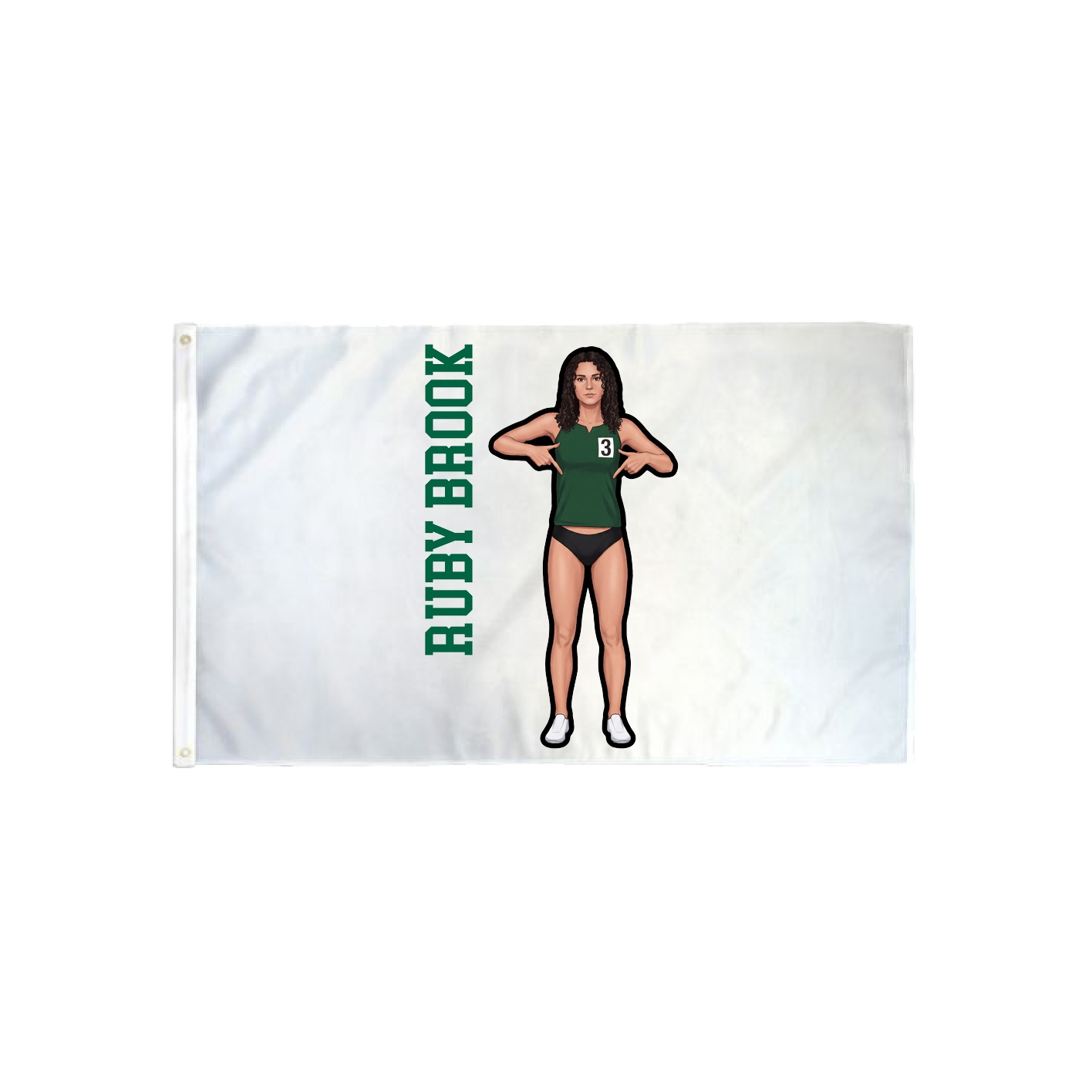3x5 Flag — Name Vertical in Classic