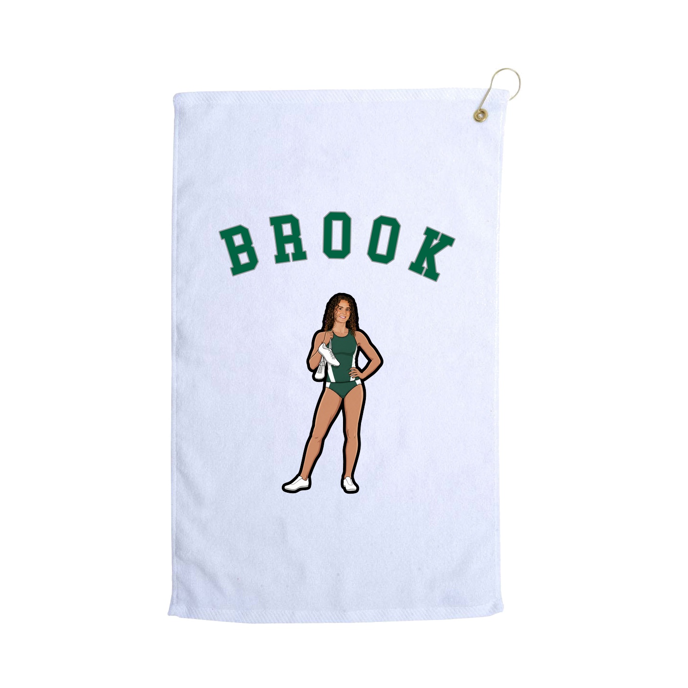 Golf Towel — Shirsey Arch in White