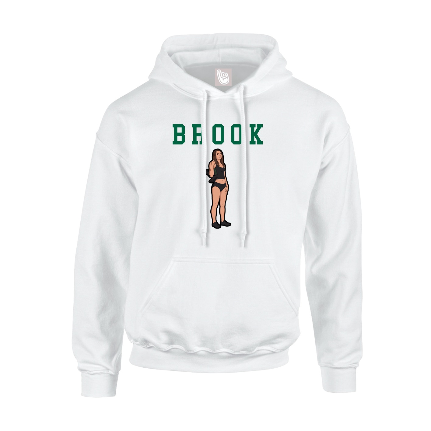 Hoodie — Shirsey in White