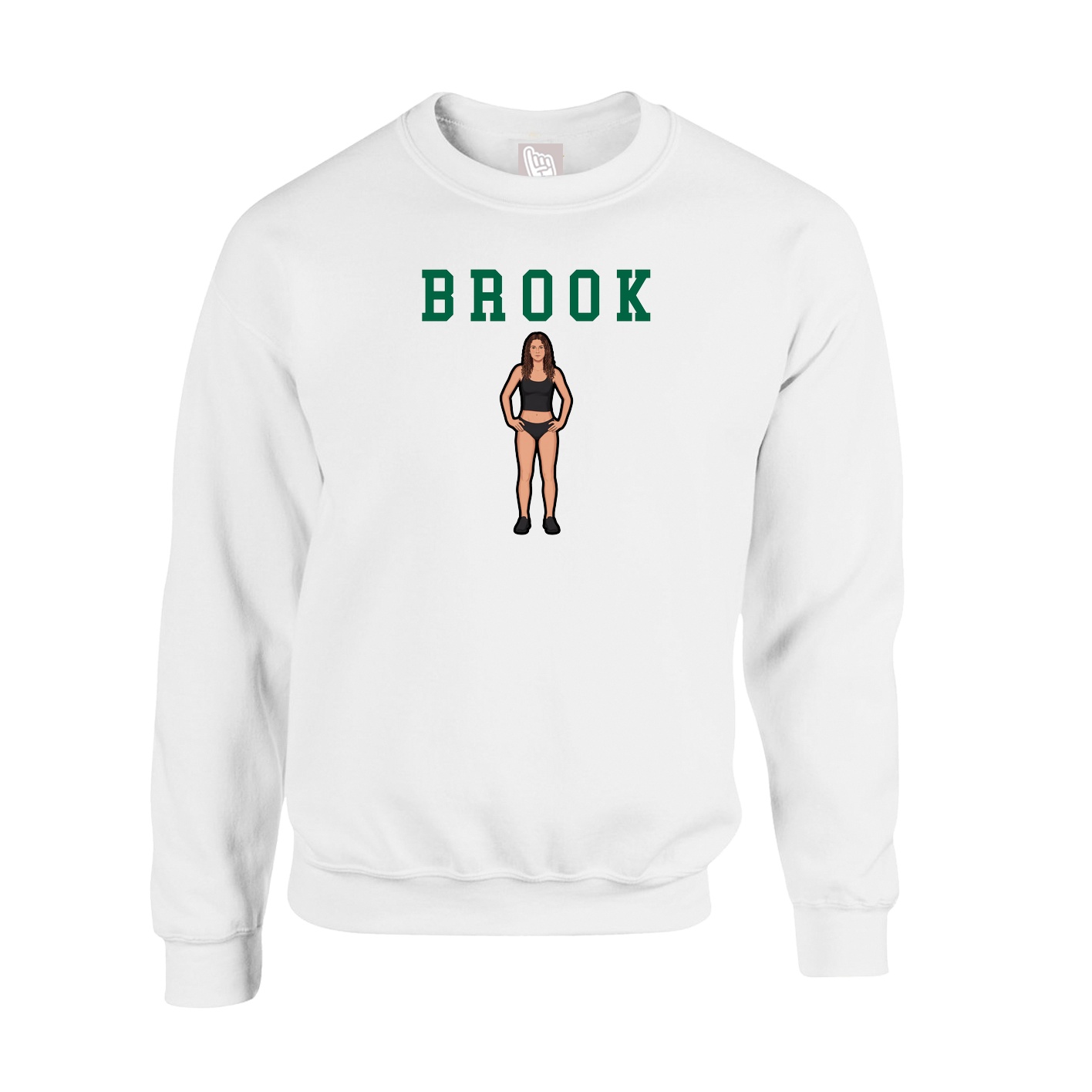 Fleece Crew — Shirsey in White