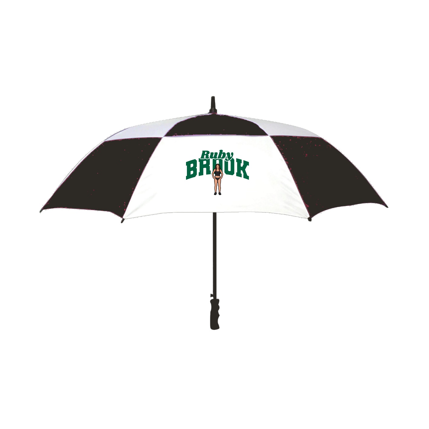 Golf Umbrella — Signature Arch in Black