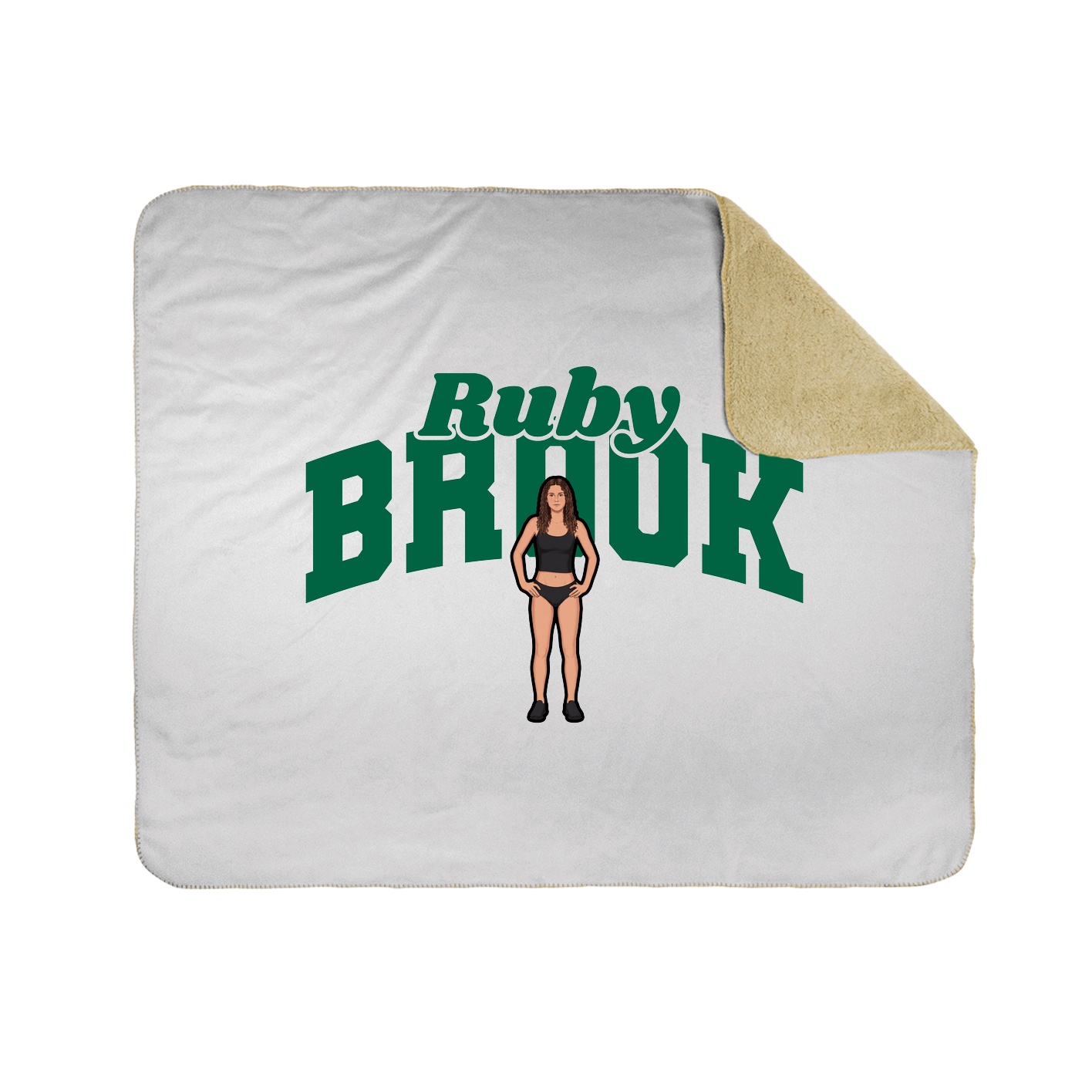 Throw Blanket — Signature Arch in White