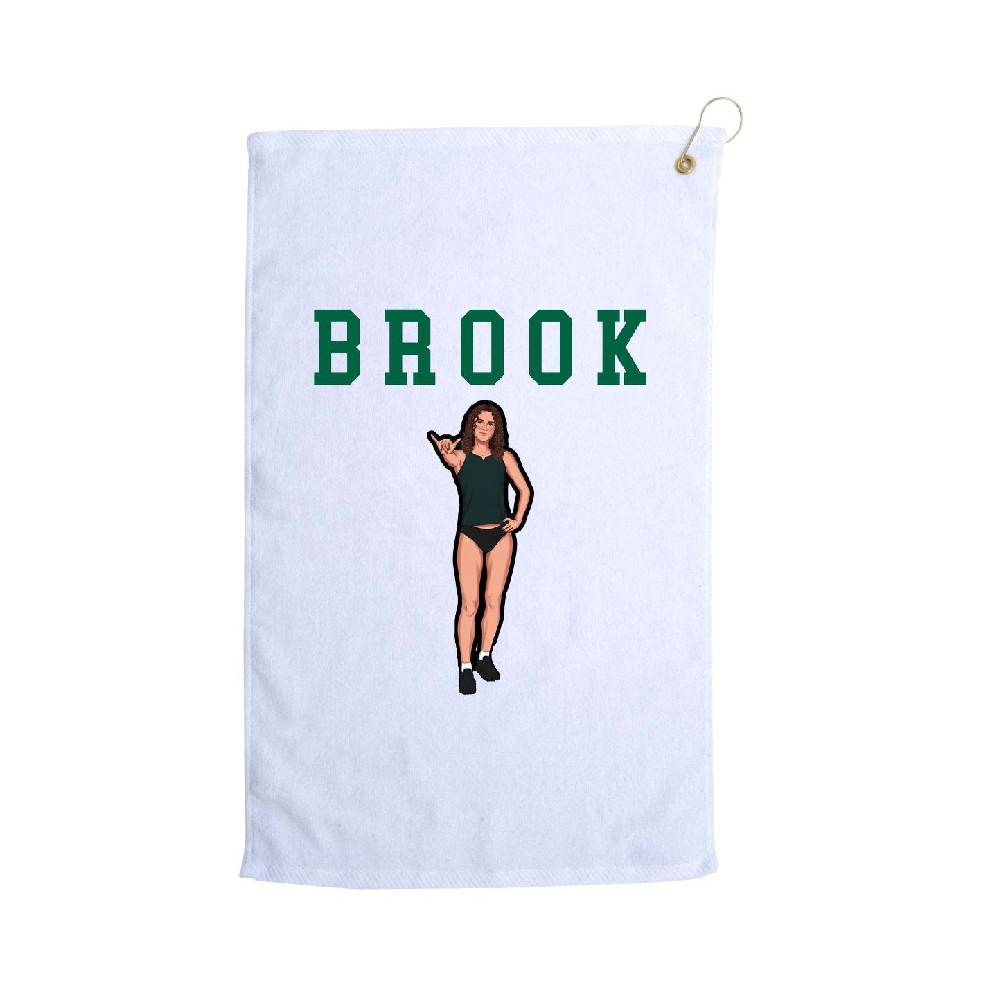 Golf Towel — Shirsey in White