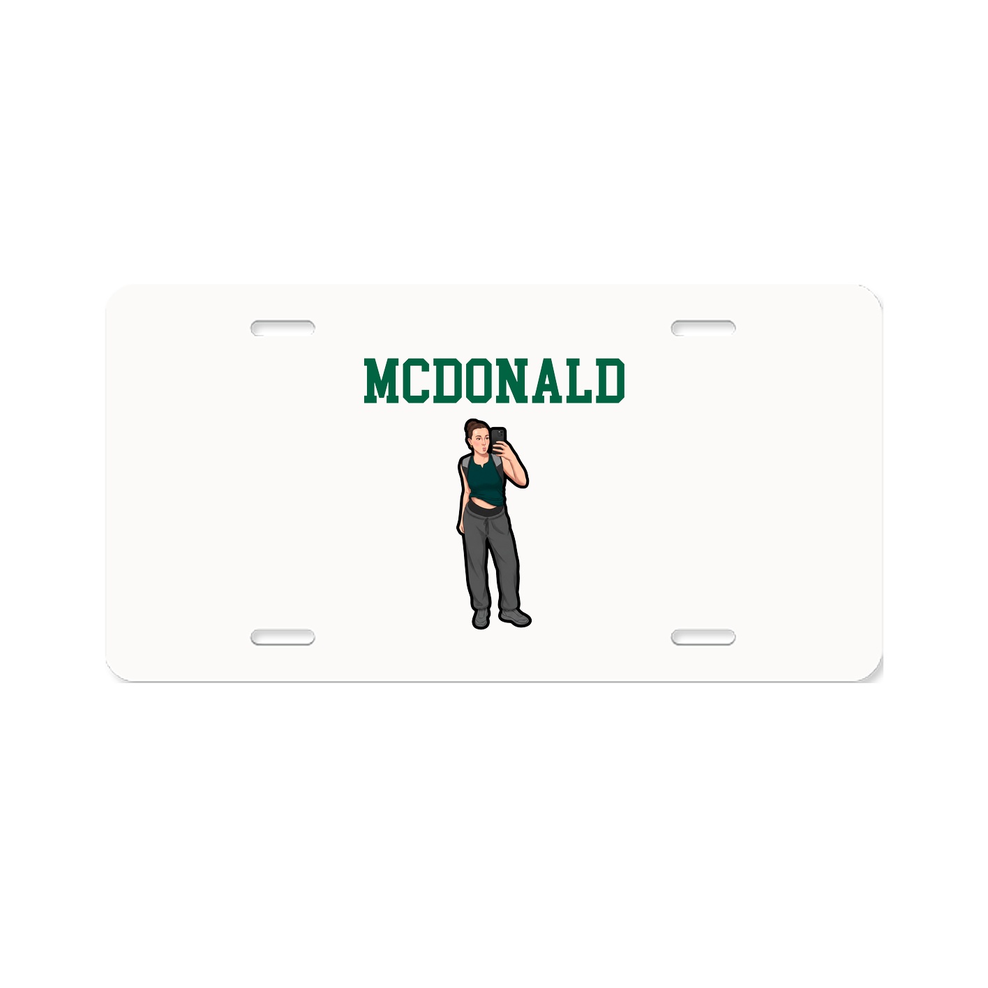 License Plate — Shirsey in Classic