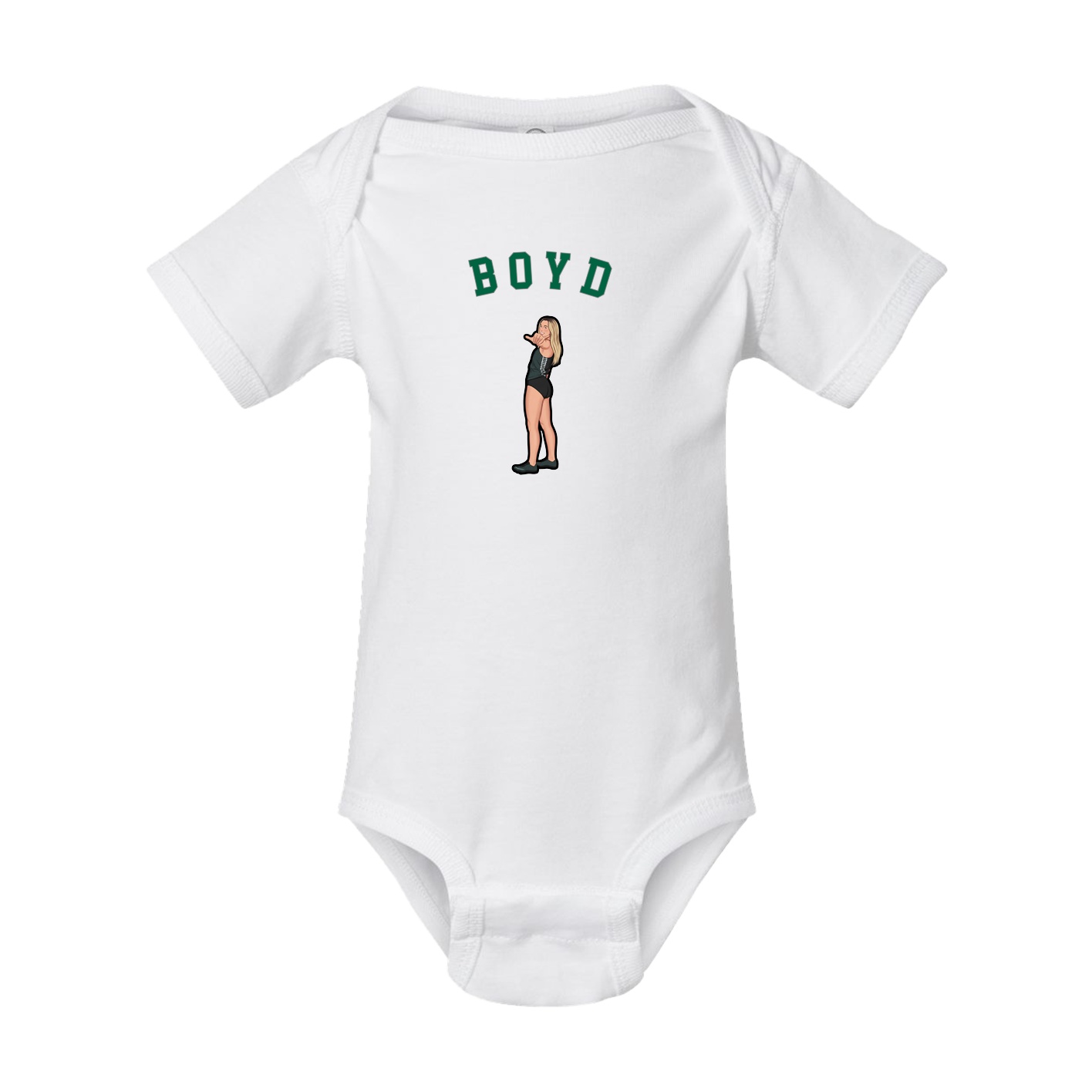 Baby Onesie — Shirsey Arch in White