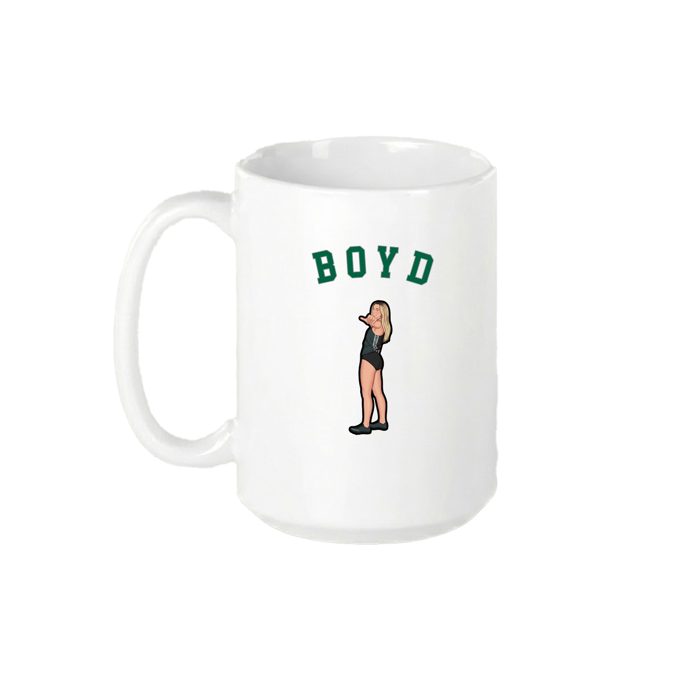 15oz Coffee Mug — Shirsey Arch in White