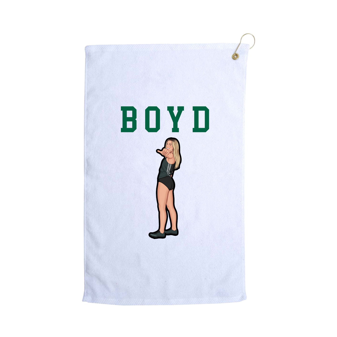 Golf Towel — Shirsey in White