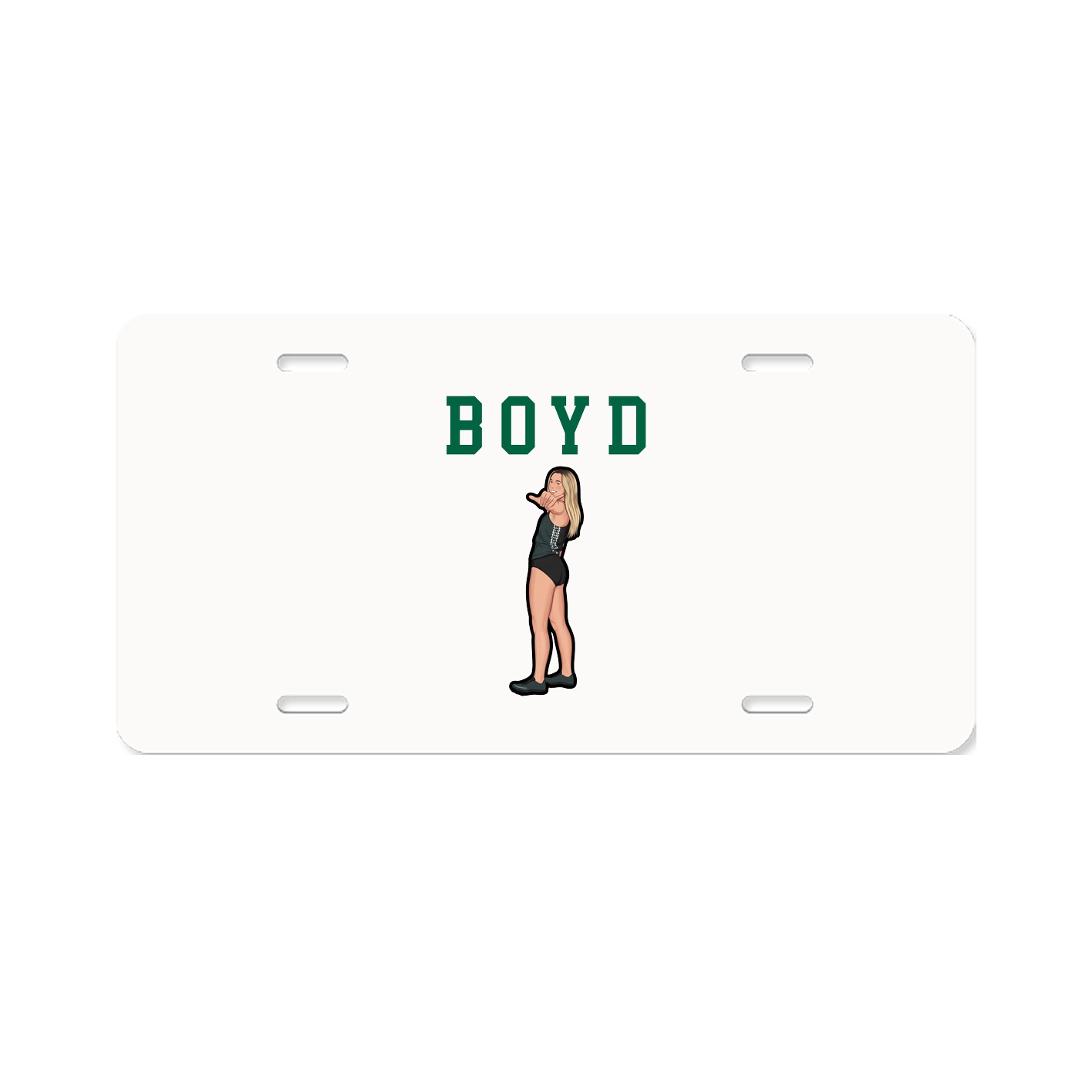 License Plate — Shirsey in Classic