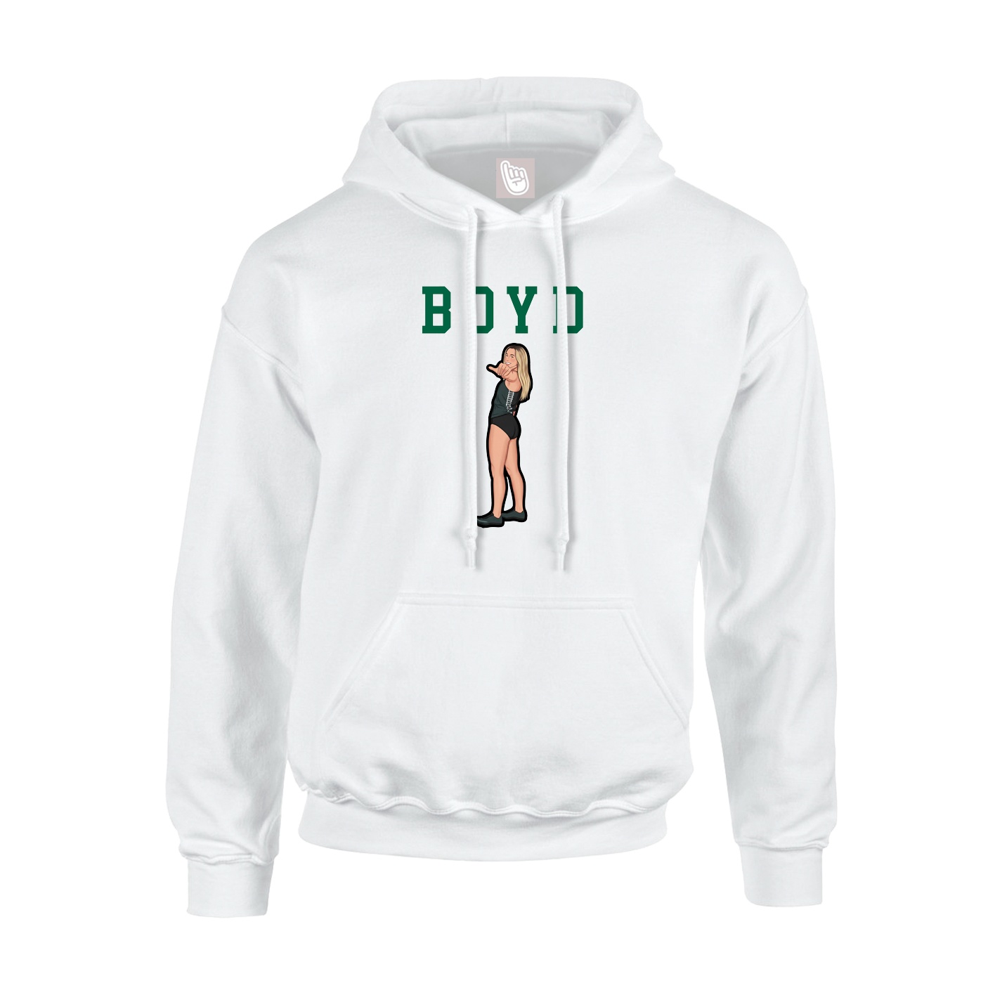 Youth Hoodie — Shirsey in White