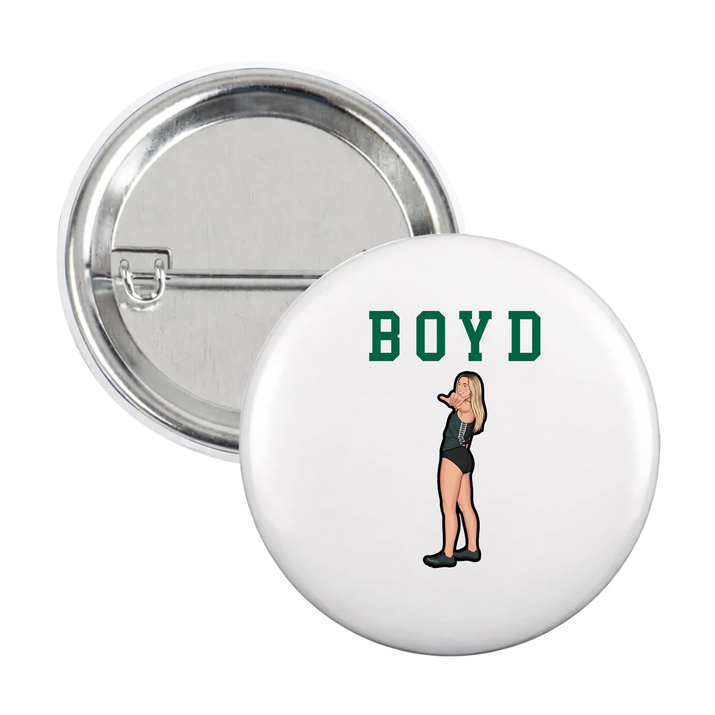 Game Day Button — Shirsey in White