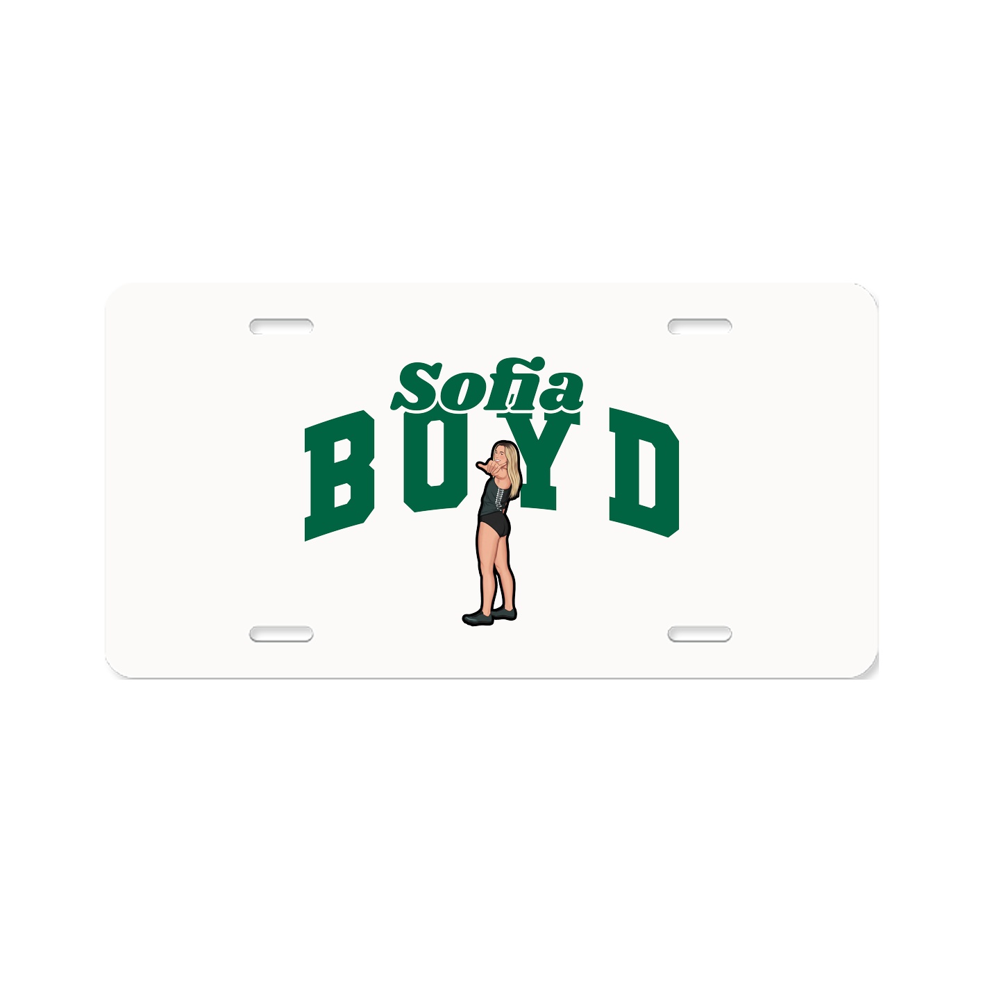 License Plate — Signature Arch in Classic
