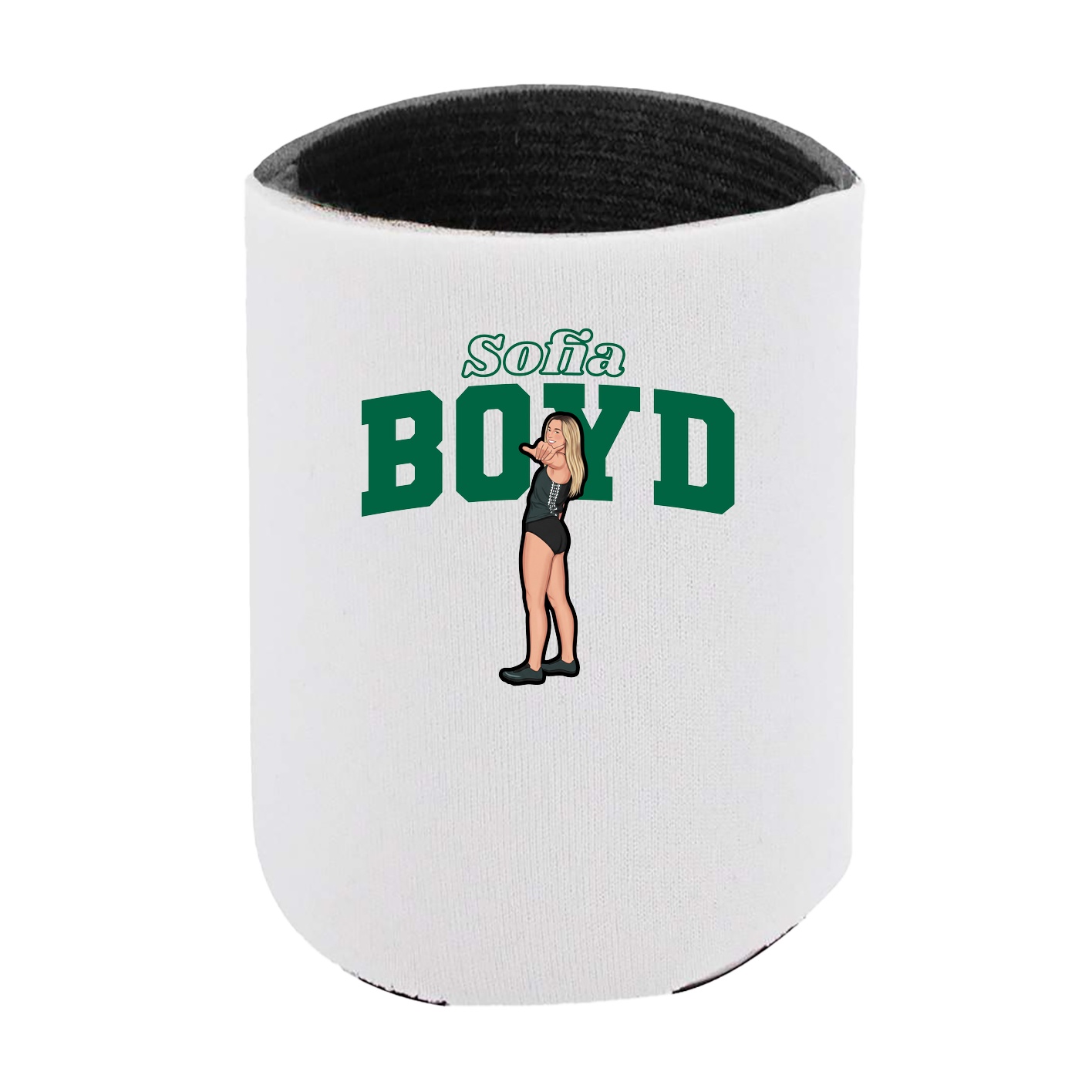 Can Holder — Name Arch in White