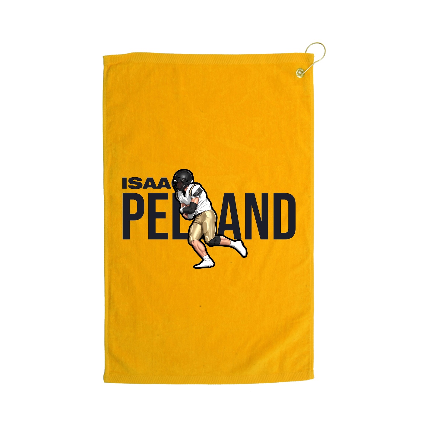 Golf Towel — Player Name in Gold