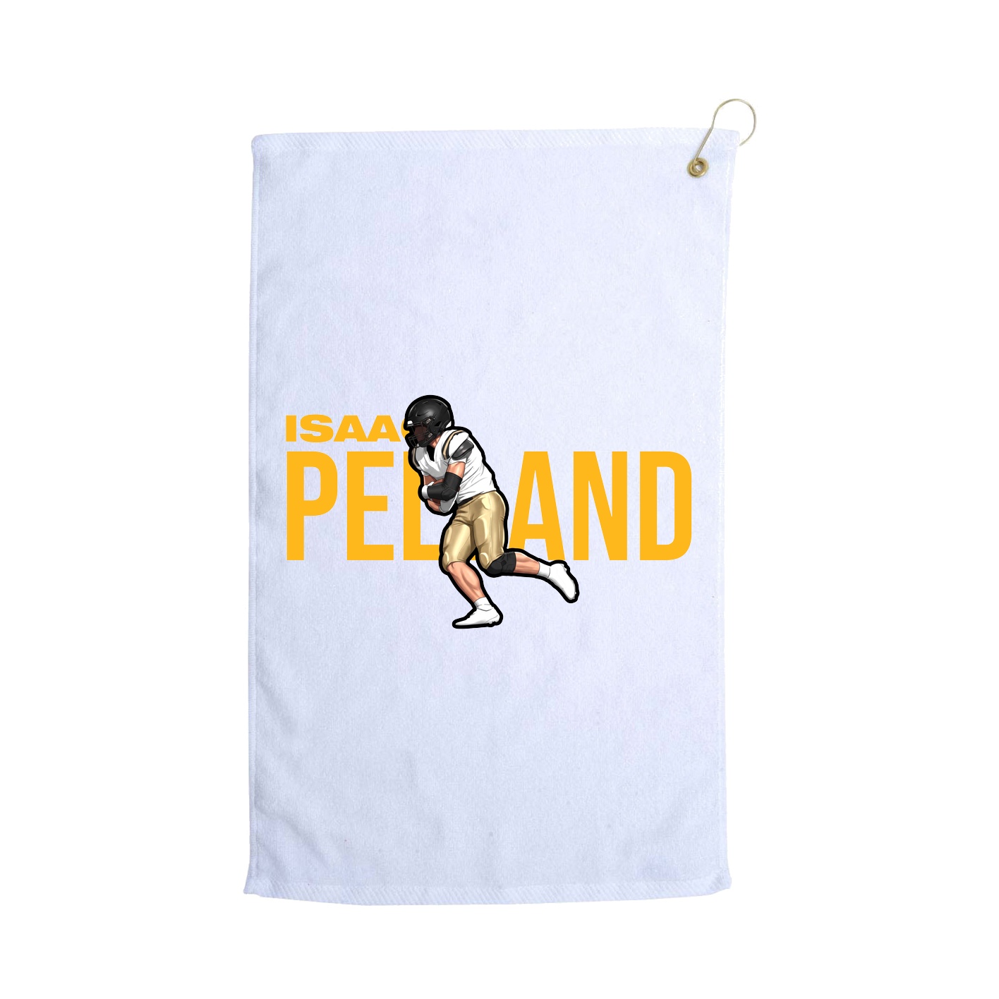 Golf Towel — Player Name in White