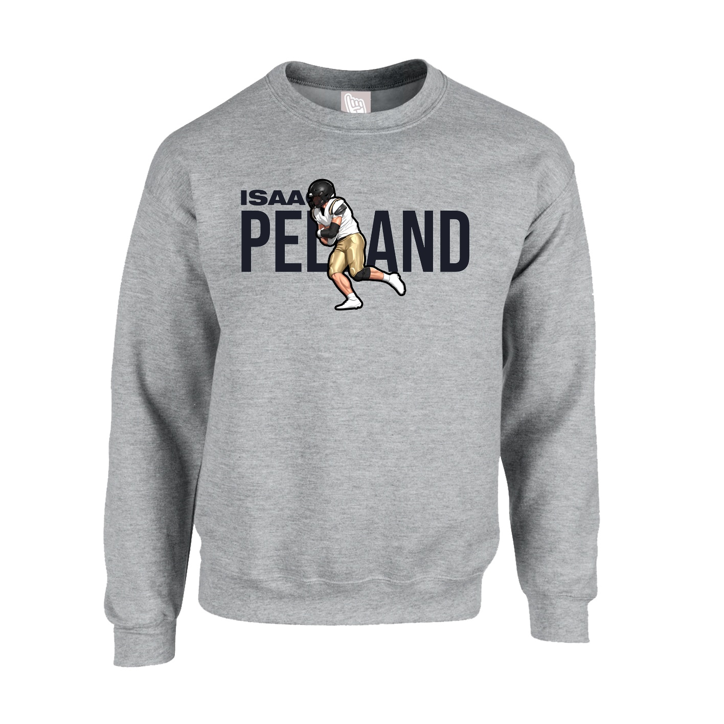 Fleece Crew — Player Name in Grey