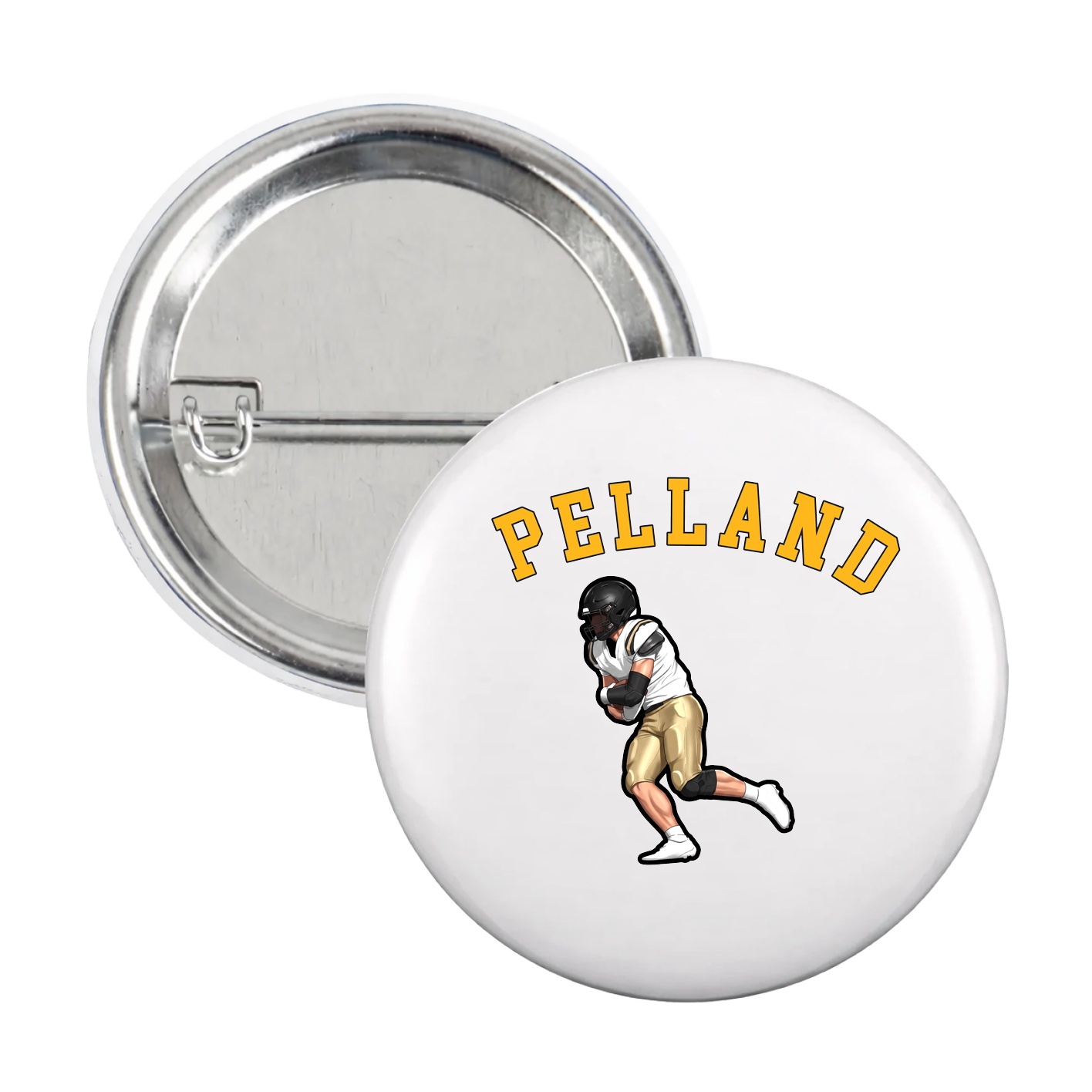 Game Day Button — Shirsey Arch in White