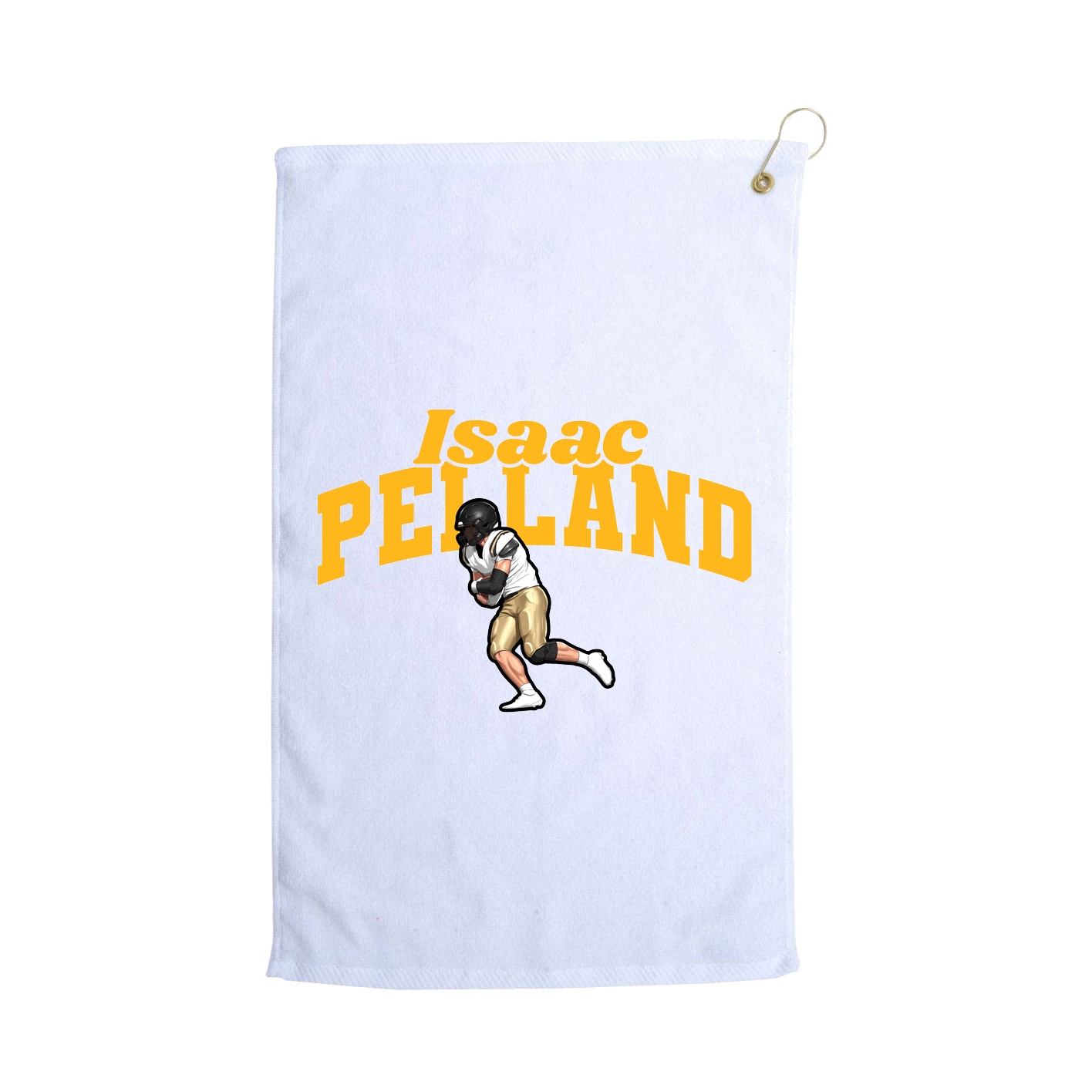 Golf Towel — Signature Arch in White