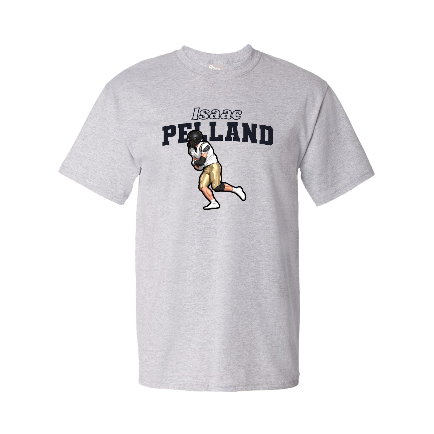 Youth Tee — Name Arch in Grey