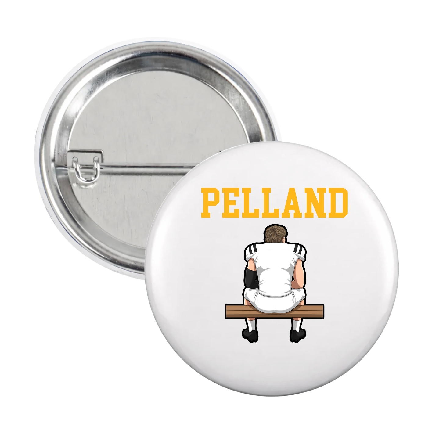 Game Day Button — Shirsey in White
