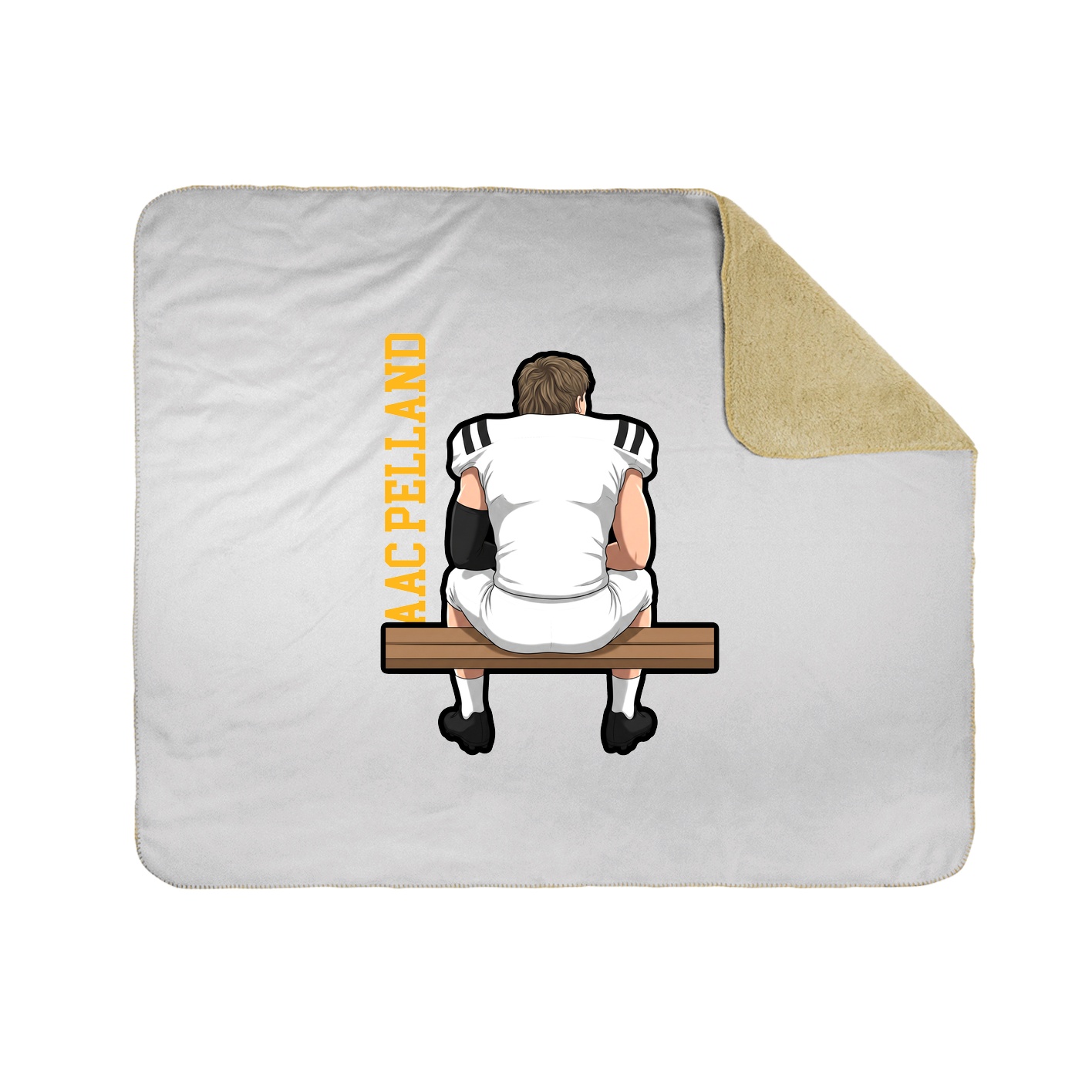 50x60 Sherpa Lined Throw Blanket