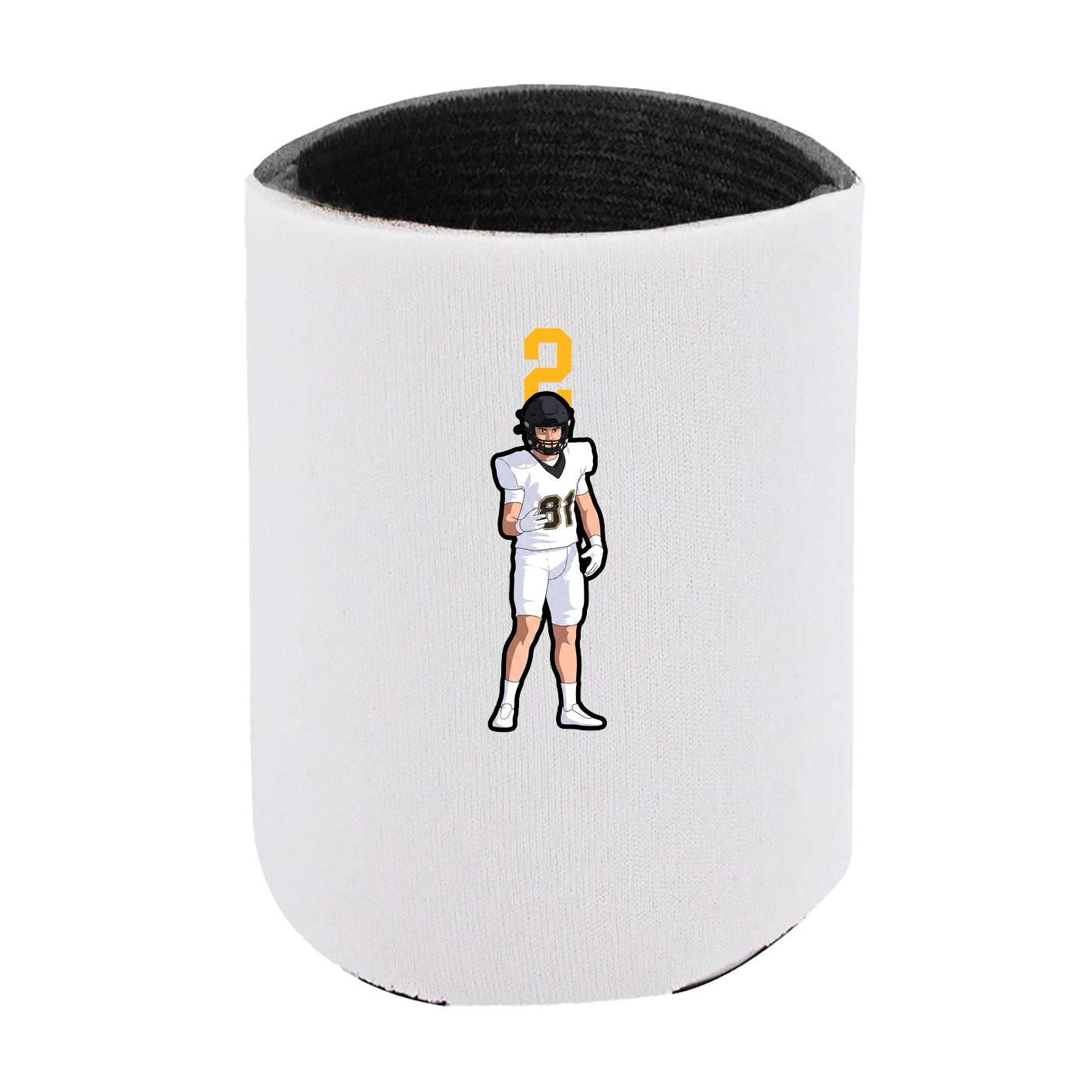 Can Holder — Number Top in White